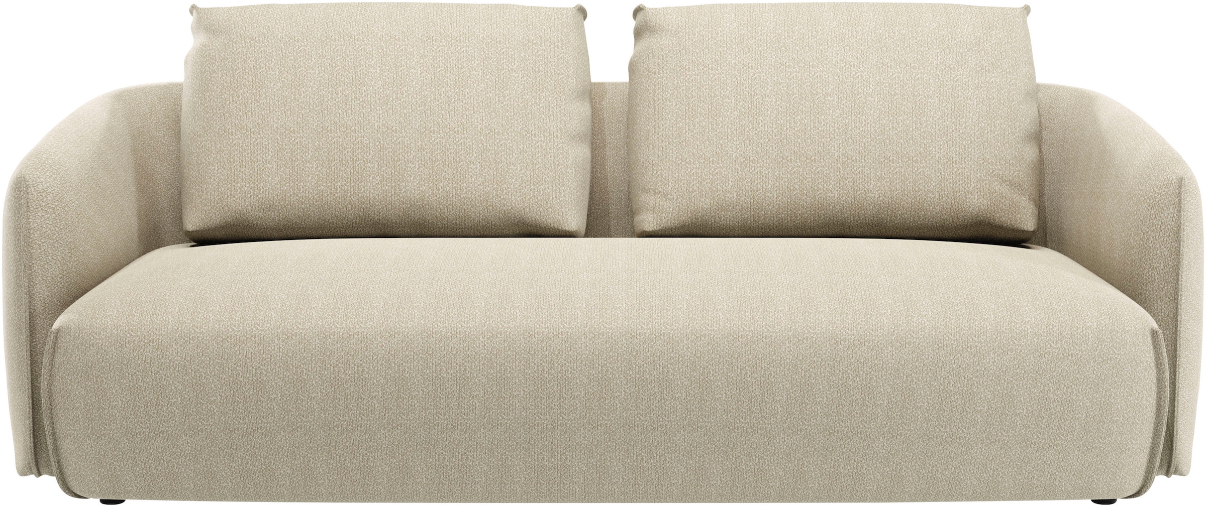 Guido Maria Kretschmer Home&Living 3-Sitzer »Shawn Designsofa mit elegant geschwungen Armlehnen, bequem«, organischer Form, mit hochwertigem Bezug