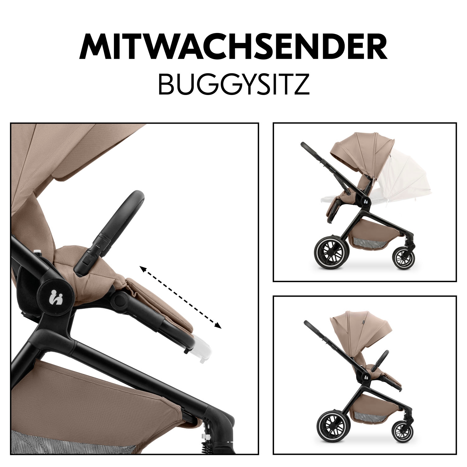 Hauck Kombi-Kinderwagen »Move N Care Set«, 22 kg, belastbar bis 22 kg