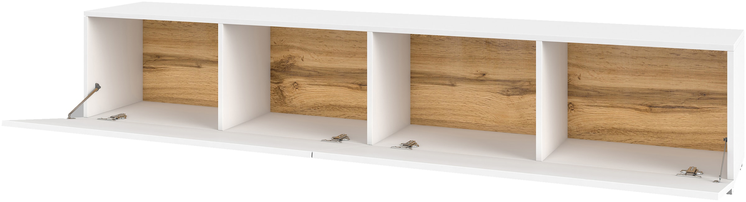 INOSIGN Lowboard »Ava, Breite 180 cm, hängend und stehend montierbar«, moderne grifflose TV-Kommode, TV-Schrank, TV-Board