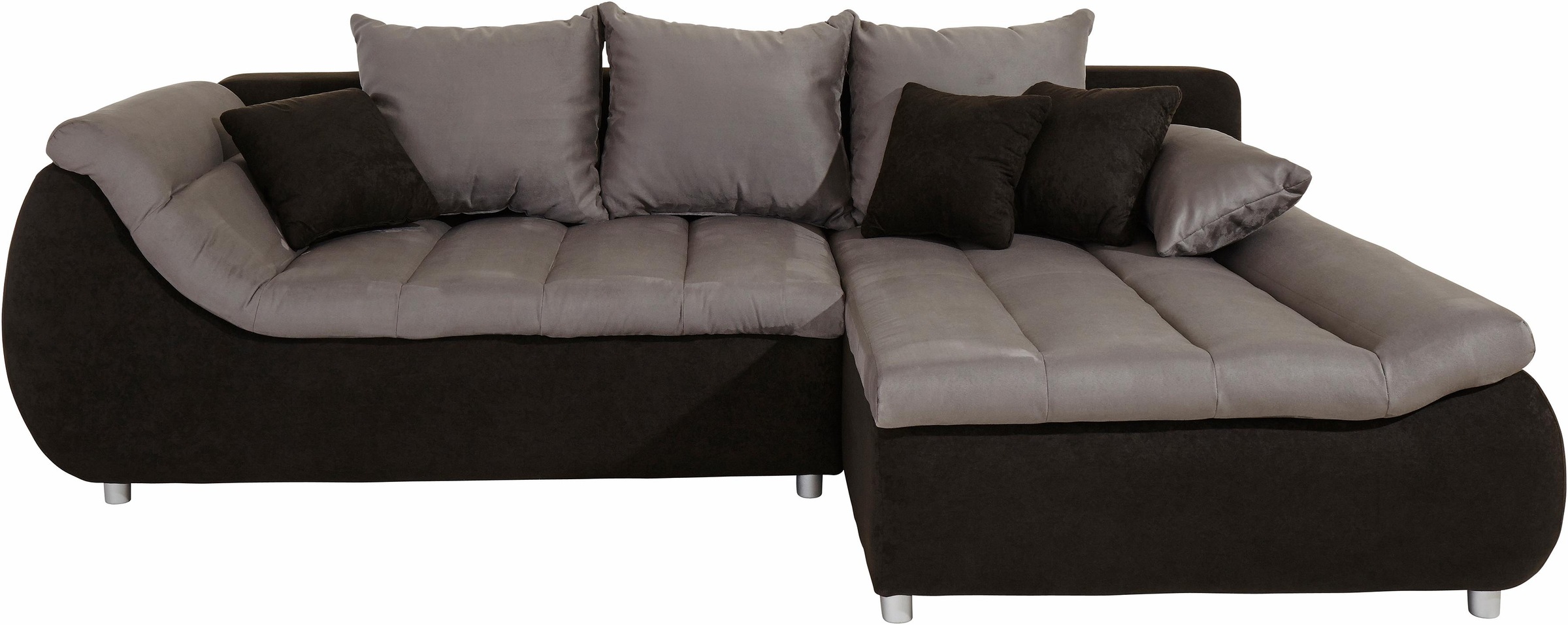 INOSIGN Ecksofa »Imolla modern, Breite 270cm, bequem, aktuelle Steppung im günstig online kaufen
