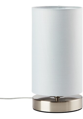 Lüttenhütt Tischleuchte »Lüchte«, E14, Tischlampe mit Stoffschirm Ø 12 cm, hellgrau,... kaufen