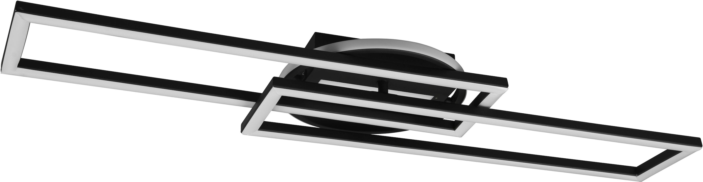 REALITY Leuchten LED Deckenleuchte »Twister« LED-Board 1 Stk. warmweiß - kaltweiß Deckenlampe 4500 Lumen Lichtfarbe einstellbar Fernbedienung Memory