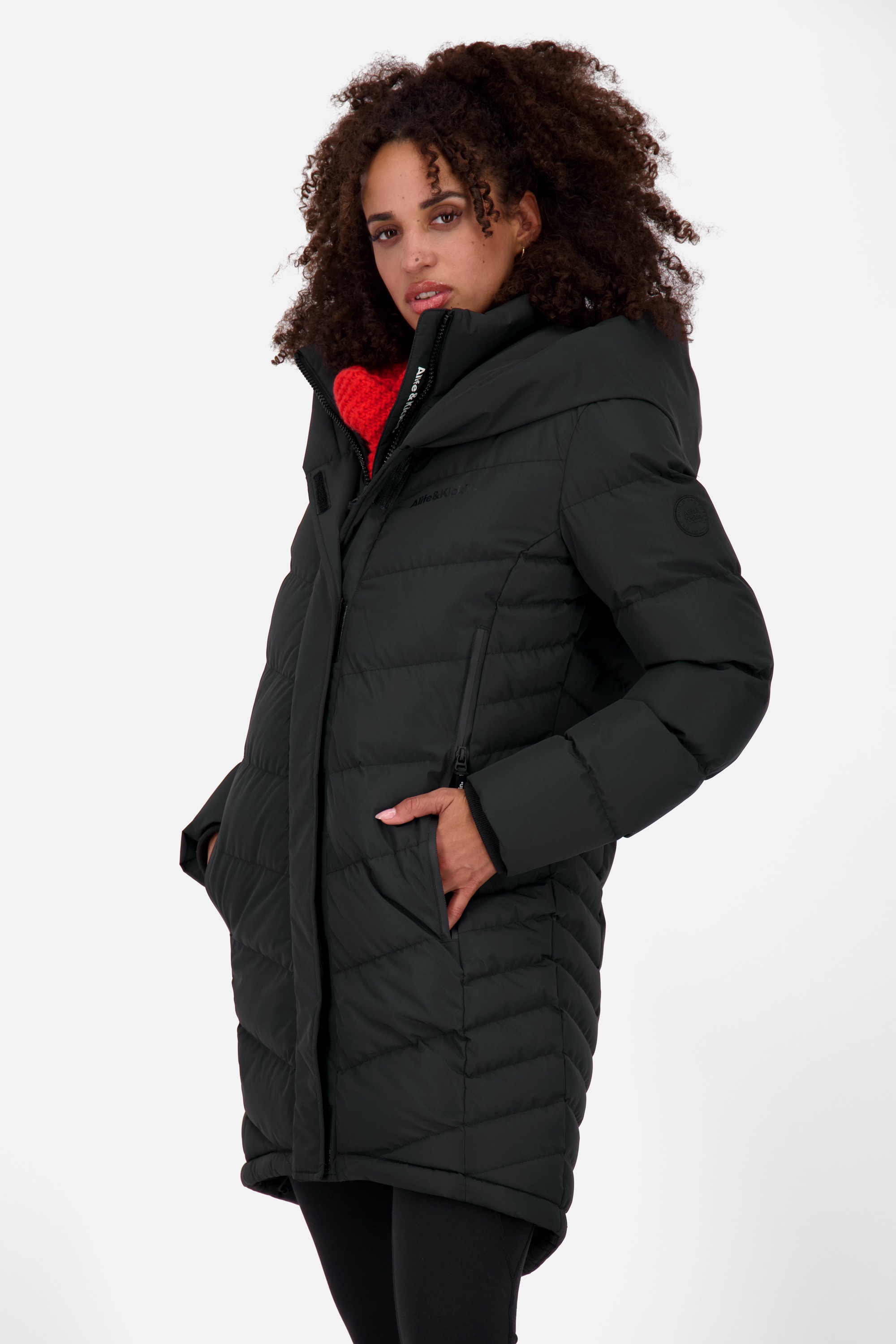 Alife & Kickin Winterjacke »Damen AngelaAK A«, Warme gefütterte Damen Winterjacke mit kuschligem Teddy-Innenfutter
