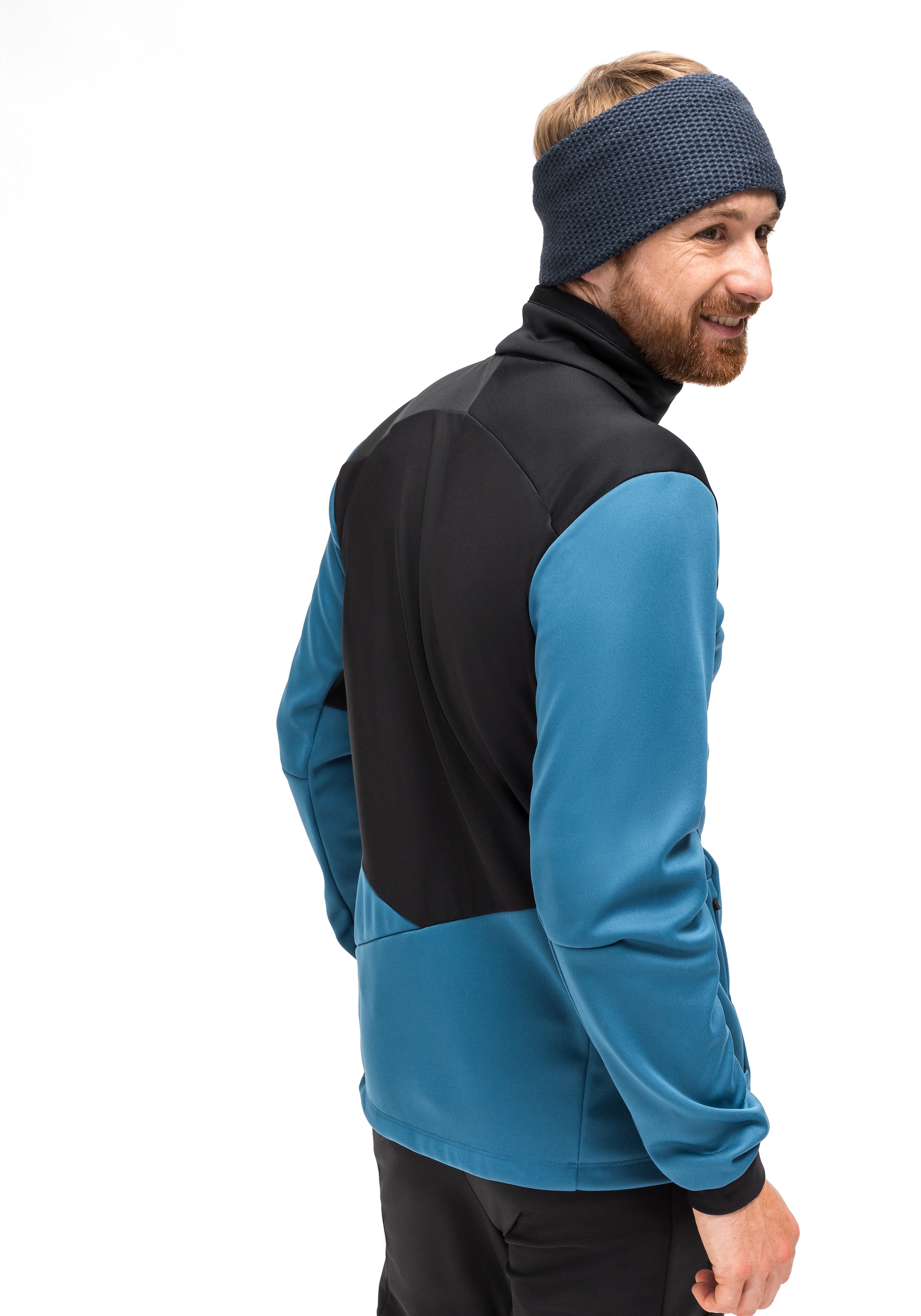 Maier Sports Skijacke »Malselv M«, Herren Langlaufjacke, Softshelljacke, 3 geräumige Taschen