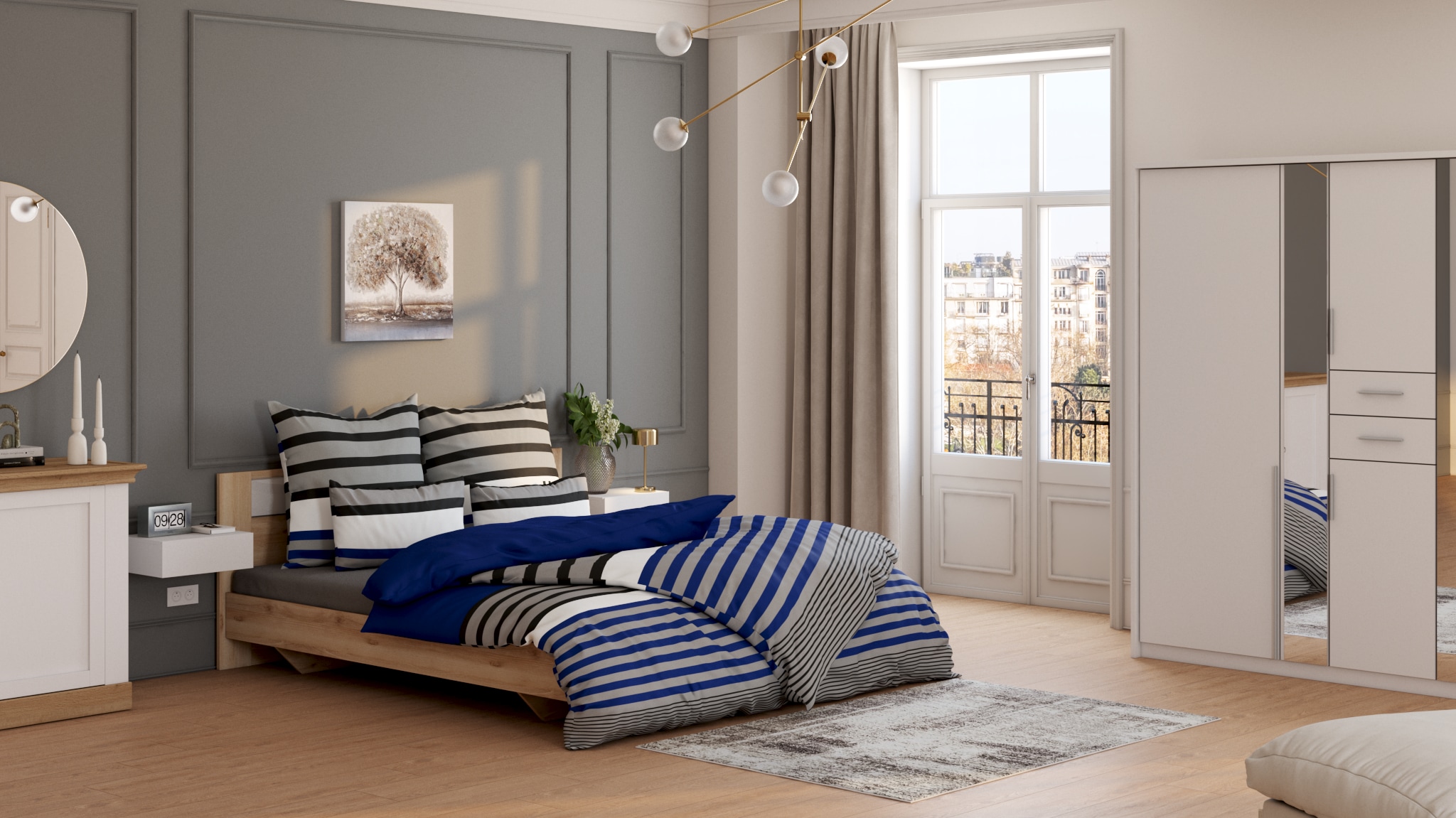 my home Teppich »Salsa« rechteckig 9 mm Höhe mit besonders weichem Flor, Kurzflor, im Vintage-Look, dichte Qualität