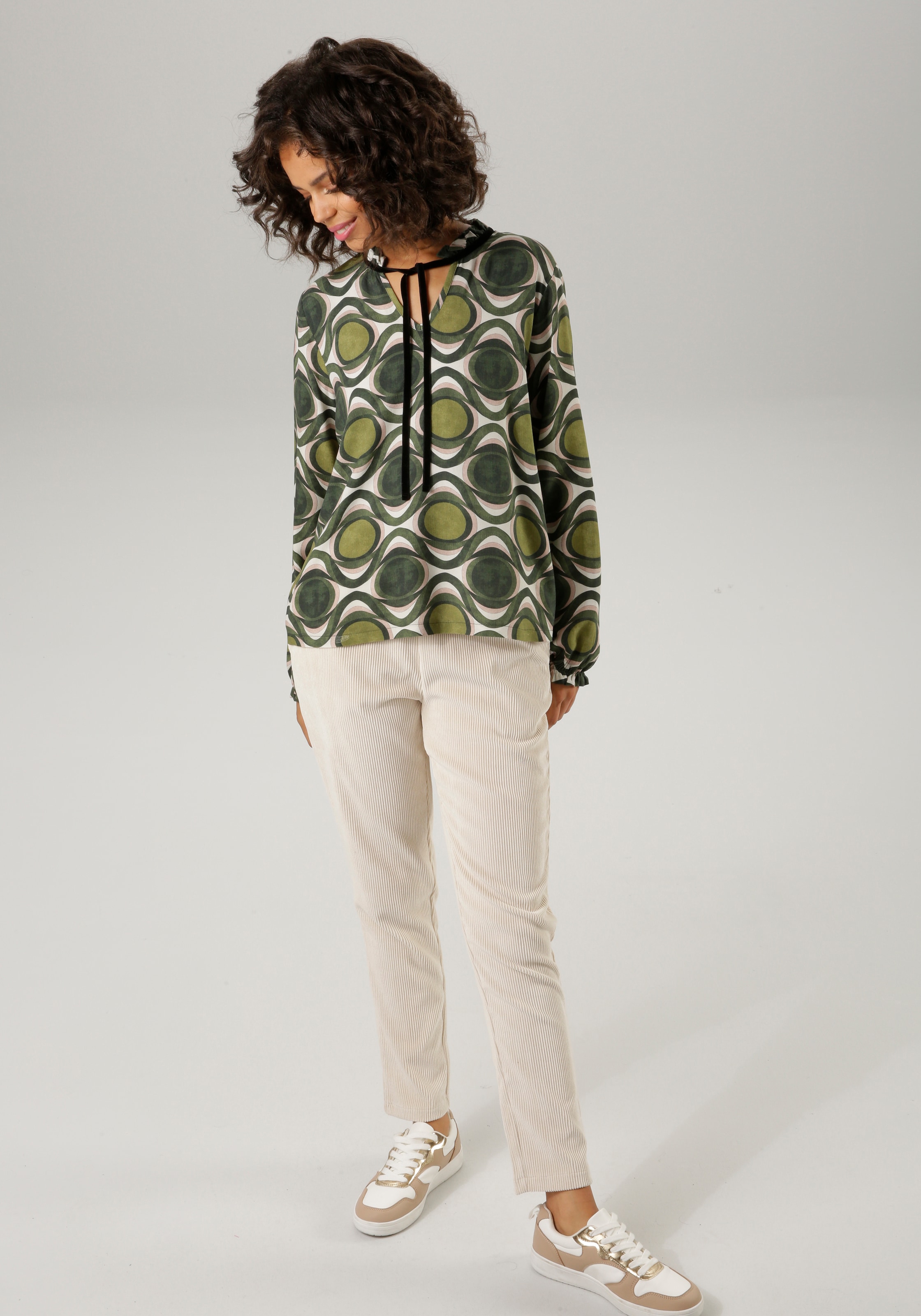 Aniston CASUAL Schlupfhose  aus trendigem, elastischen Cord