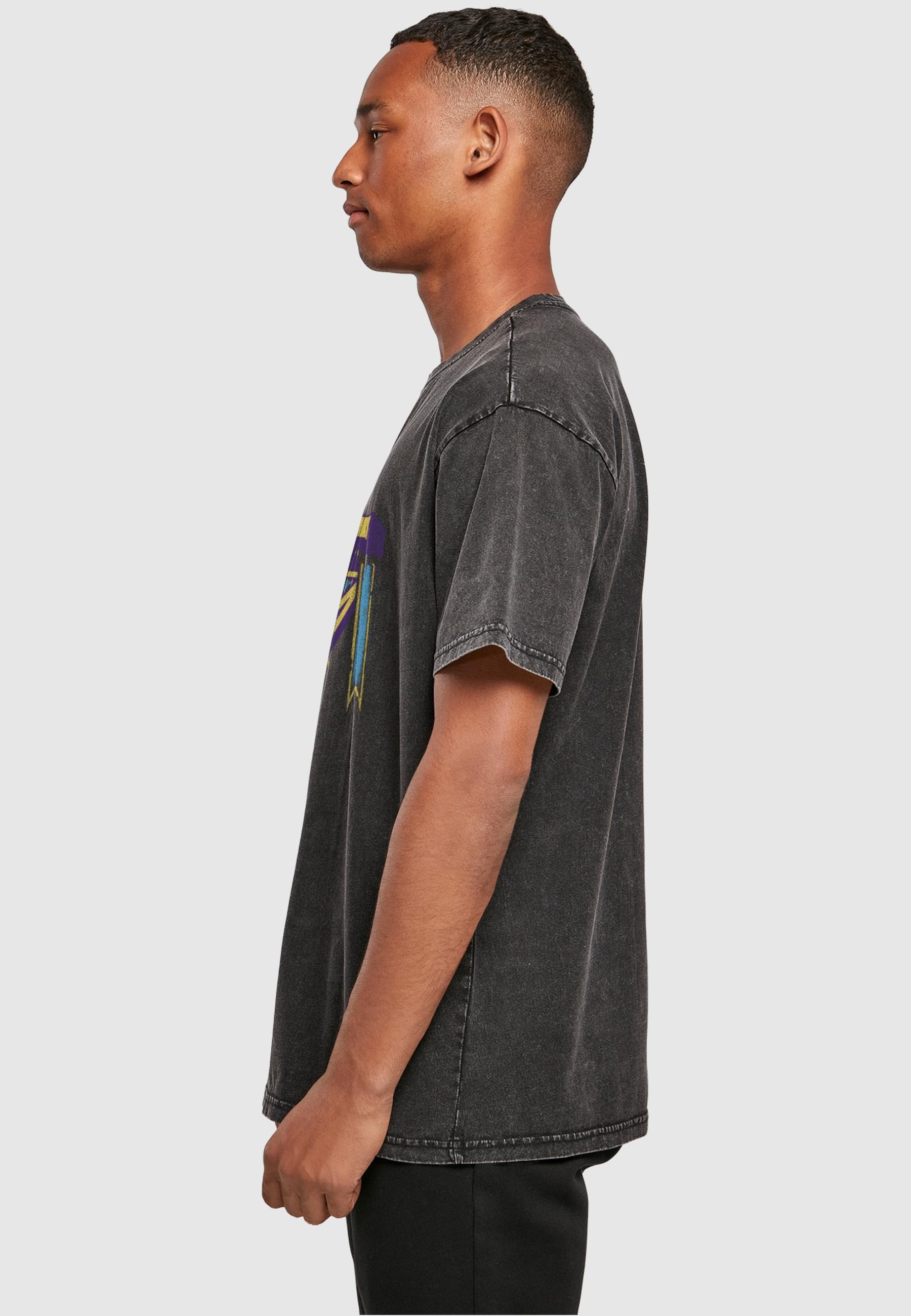 Merchcode T-Shirt »Merchcode Herren Ghost - Blessing black Acid Washed Oversize Tee« 1 Stk. tlg.