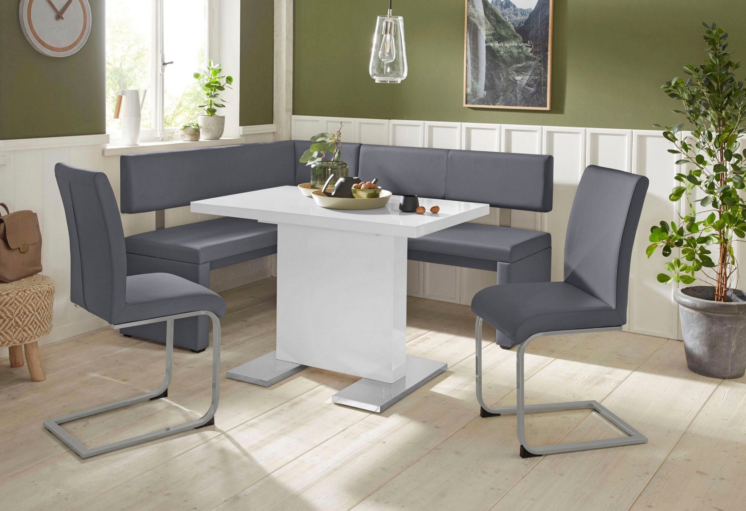 Home affaire Eckbank "Charissa" in 3 Größen, verschiedene Qualitäten günstig online kaufen