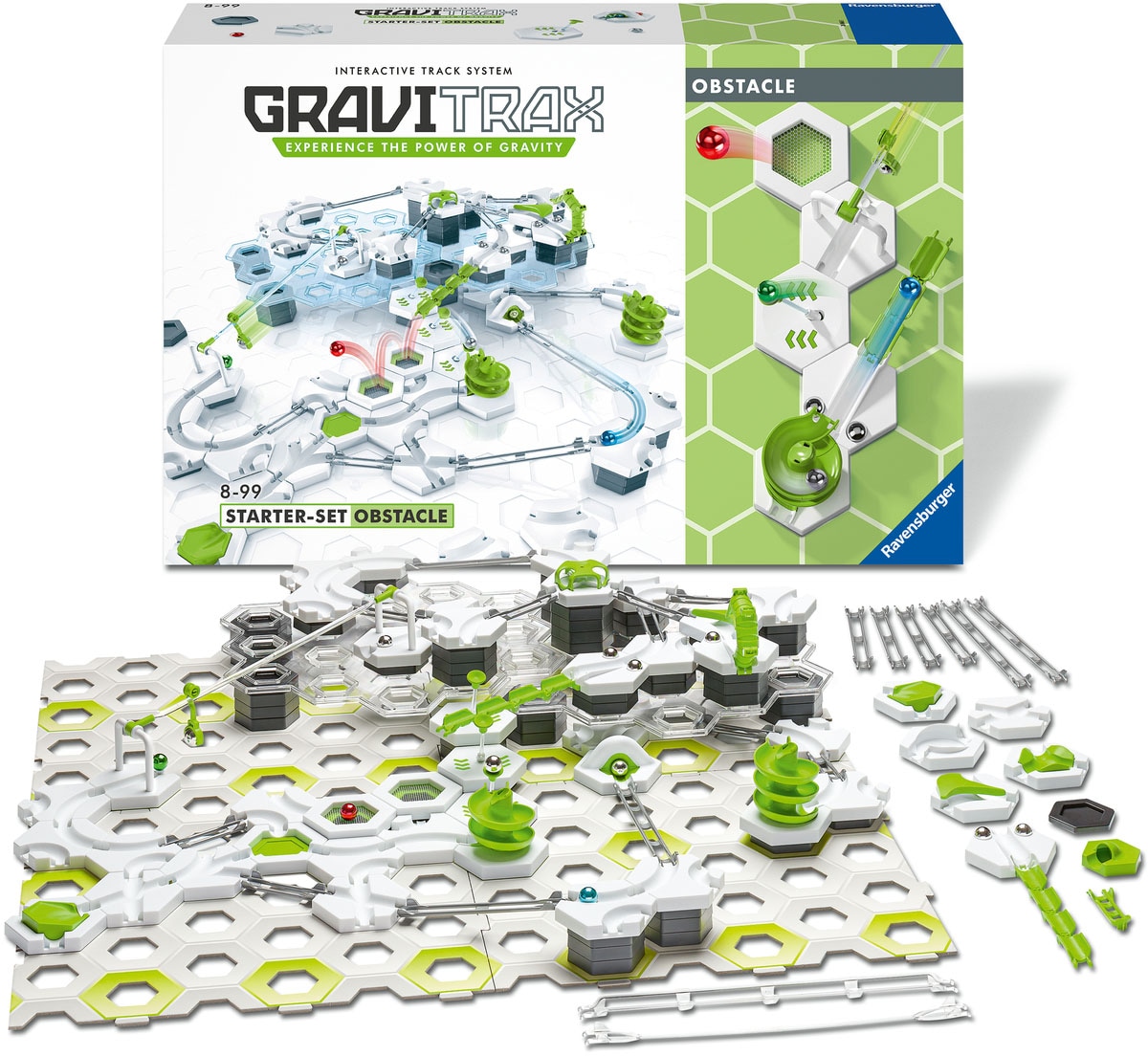Ravensburger Kugelbahn-Bausatz »GraviTrax Starter-Set Obstacle«, Made in Europe