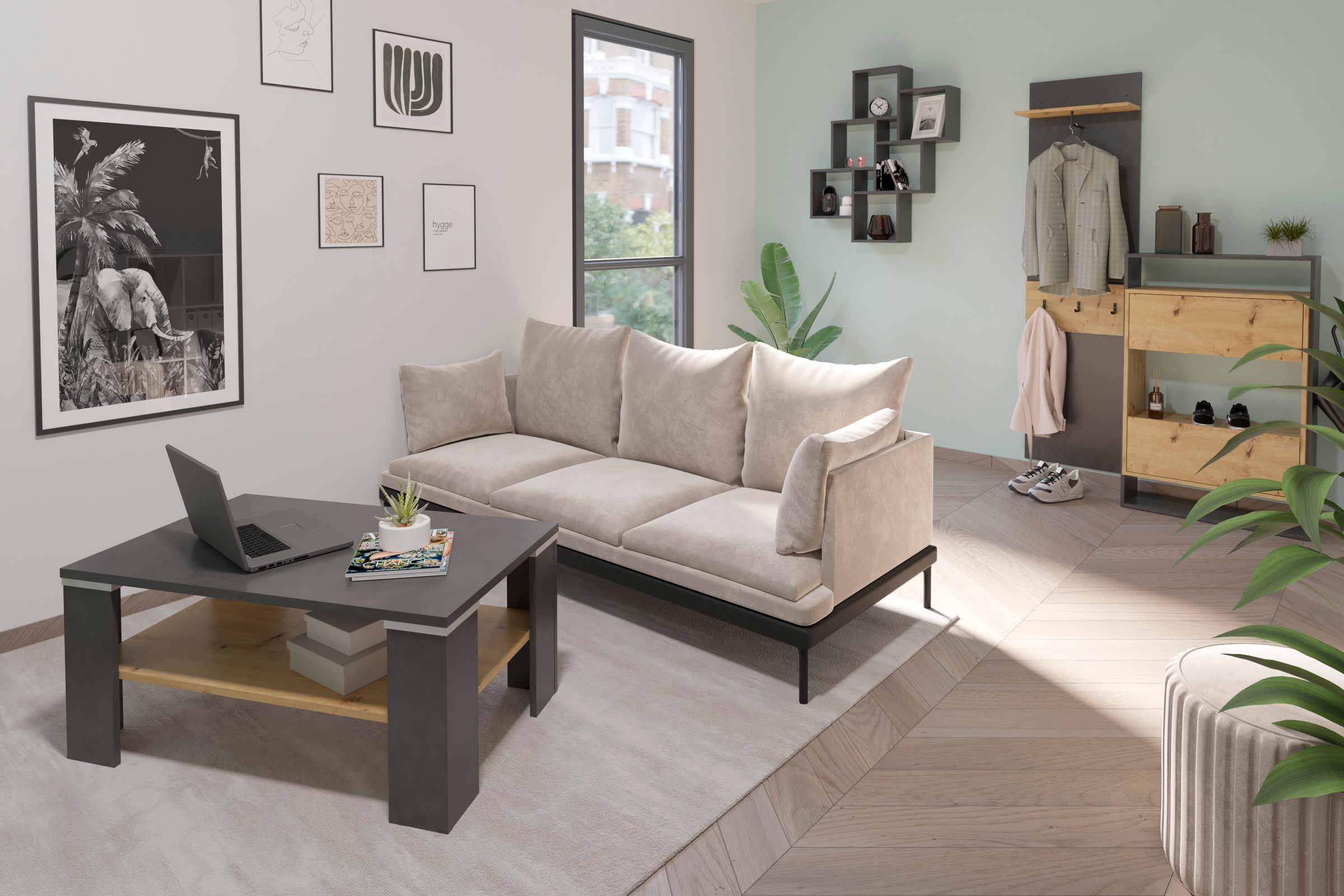 FMD Couchtisch »Bastia«, Breite 100 cm günstig online kaufen