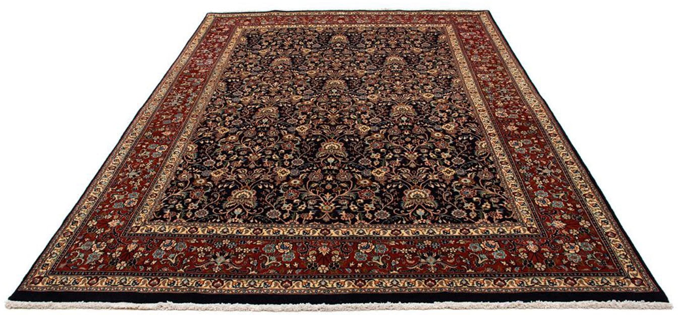 morgenland Wollteppich »Moud Blumenmuster Blu scuro 282 x 187 cm«, rechteck günstig online kaufen