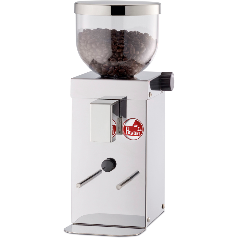 LA PAVONI Kaffeemühle »LPGKBM01EU« 100 W Kegelmahlwerk 300 gBohnenbehälter edelstahlfarben