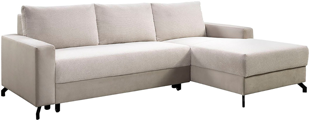 exxpo - sofa fashion Ecksofa »Quattro schlicht & zeitlos, bequem, L-Form, B günstig online kaufen