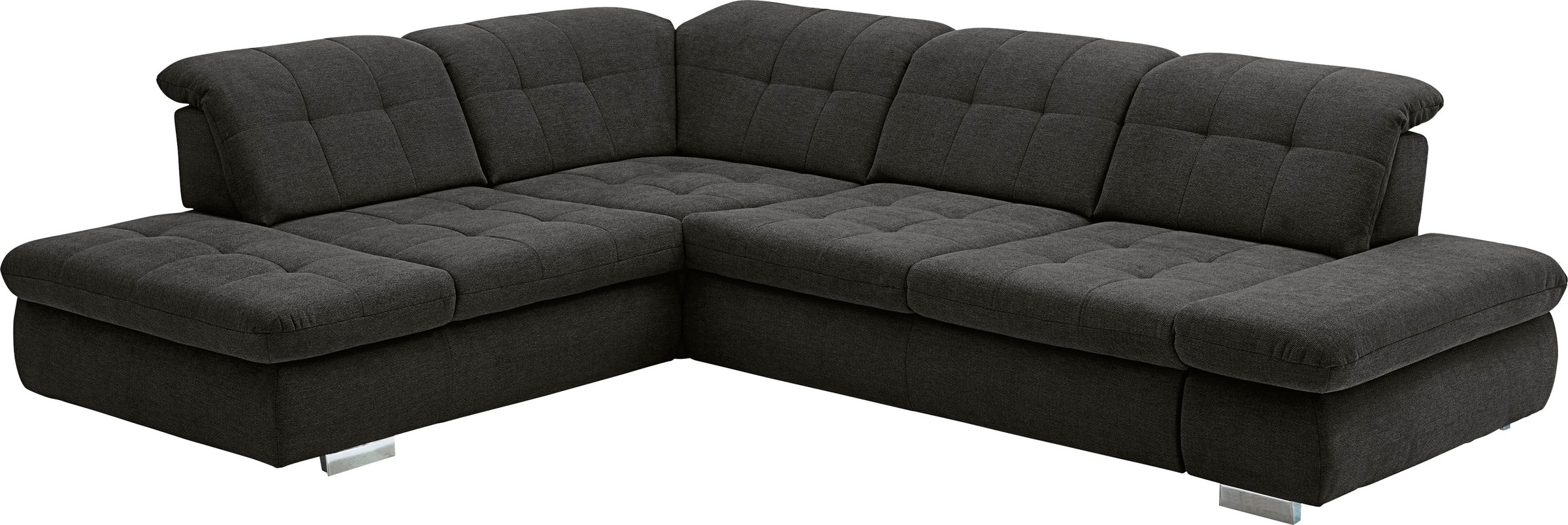 Die PlanBar Ecksofa "MP-IN17004 L-Form" wahlweise mit Bettfunktion, Sitztie günstig online kaufen