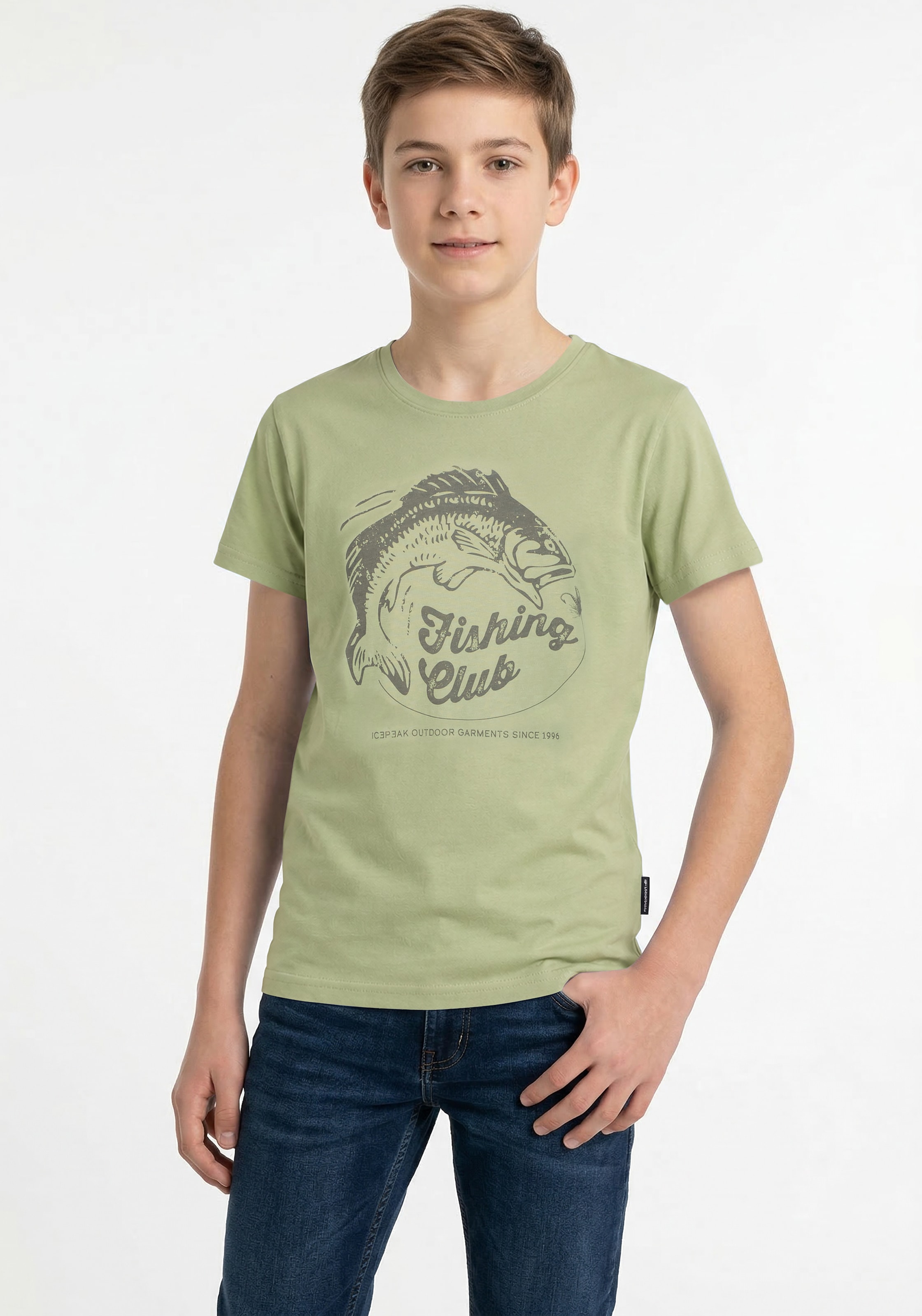 Icepeak T-Shirt »LEADVILLE JR« für Kinder und Jugendliche, aus Baumwolle