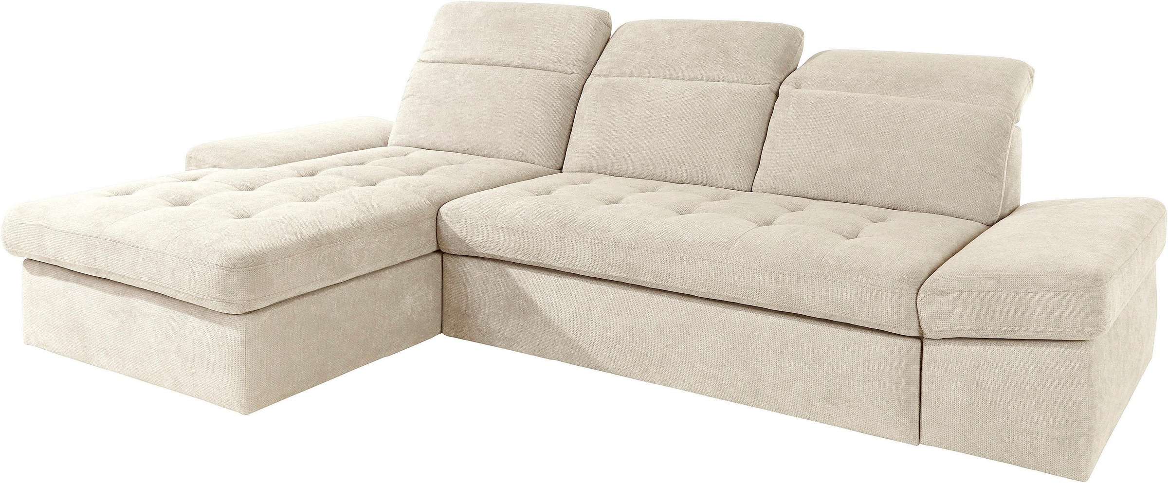 sit&more Ecksofa »Stardust L-Form«, wahlweise mit Bettfunktion und Bettkast günstig online kaufen