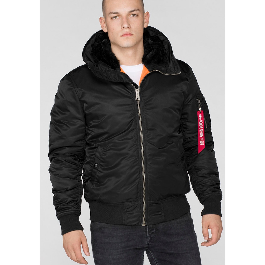 Alpha Industries Bomberjacke »MA-1 HOODED«, mit Kapuze