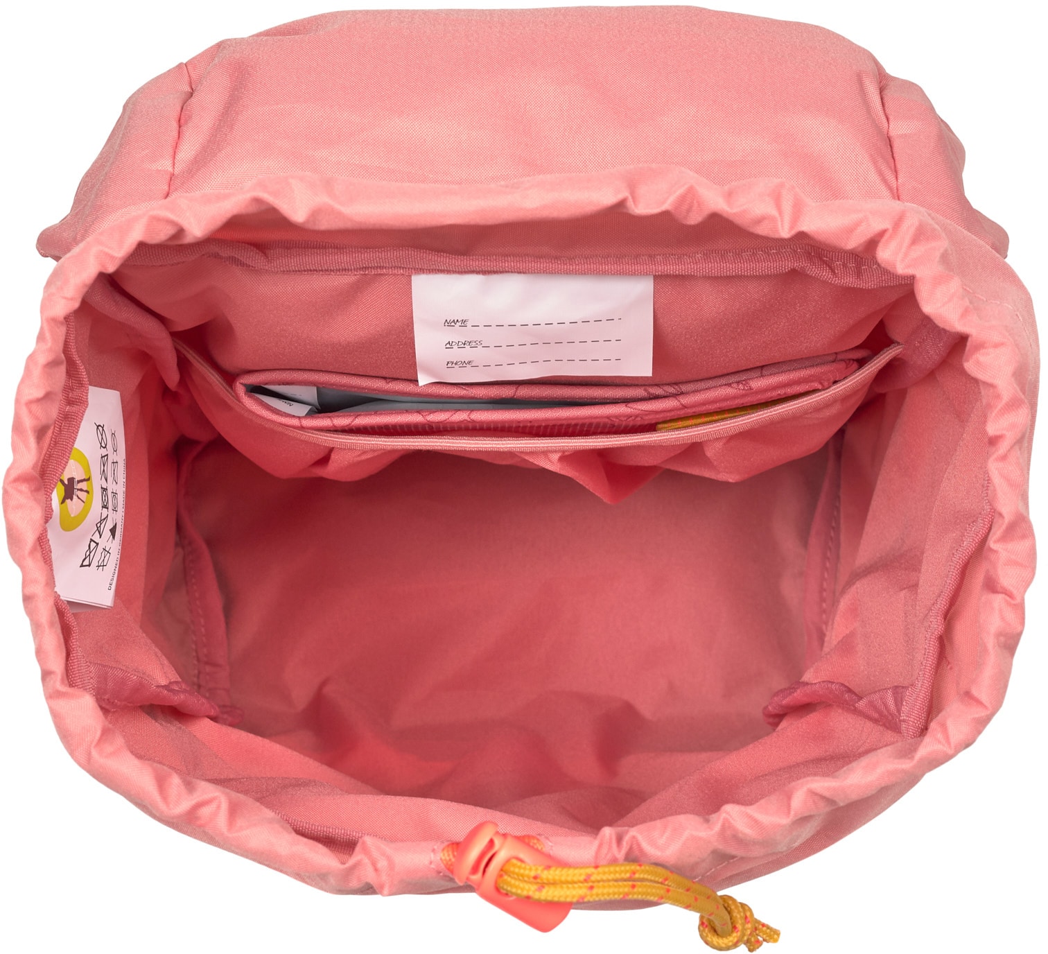 LÄSSIG Kinderrucksack »Adventure, rose, Mini Backpack«, Reflektoren, inkl. Sitzunterlage; PETA-approved vegan; aus recyceltem Material