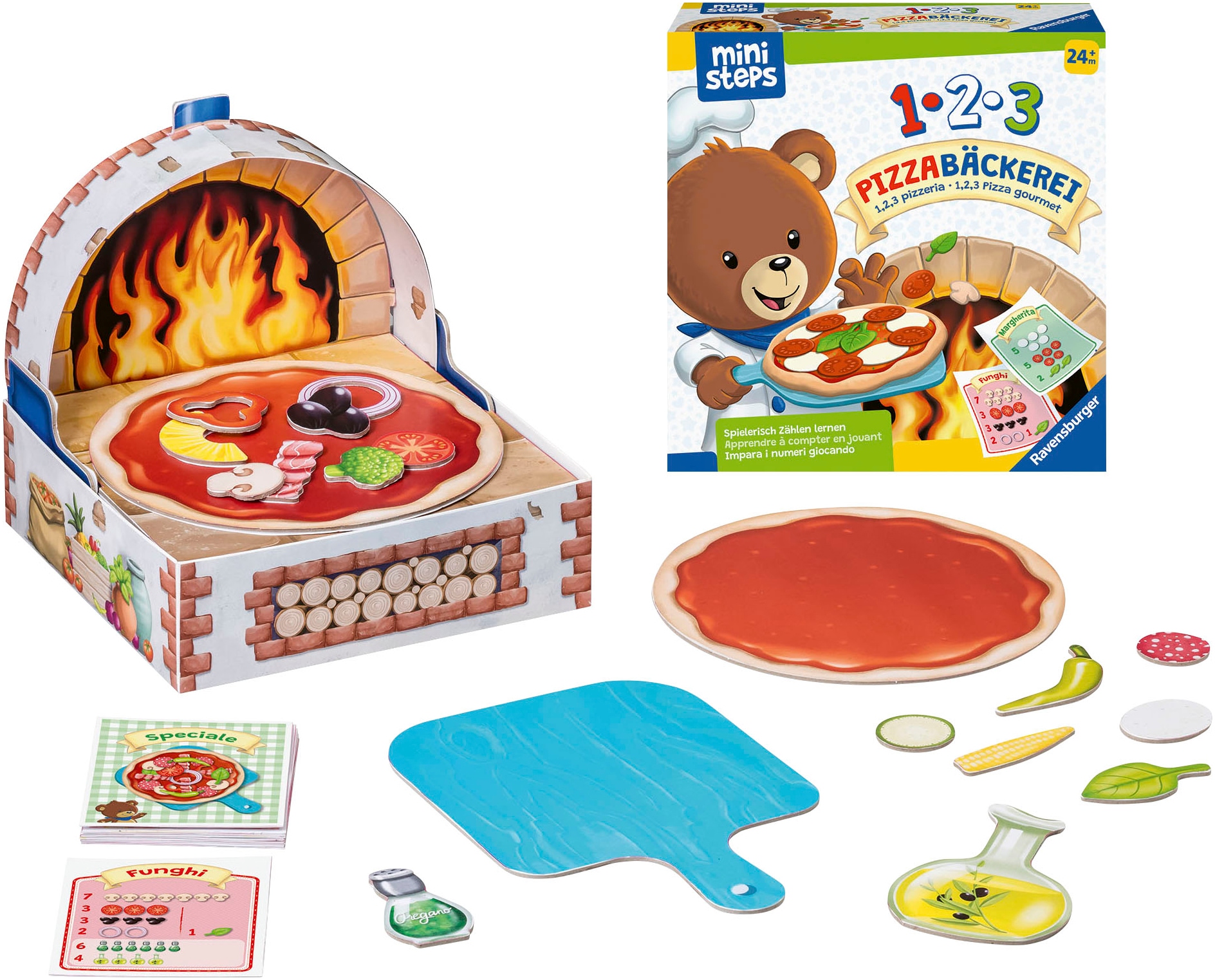 Ravensburger Spiel »1, 2, 3 Pizzabäckerei«, Made in Europe