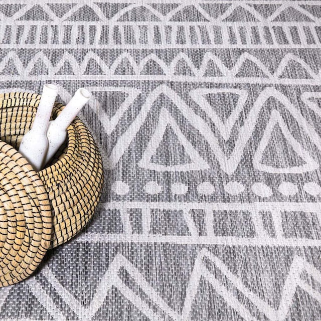 Carpet City Teppich »Outdoor«, rechteckig, UV-beständig, Flachgewebe, auch  in quadratischer Form erhältlich bequem und schnell bestellen