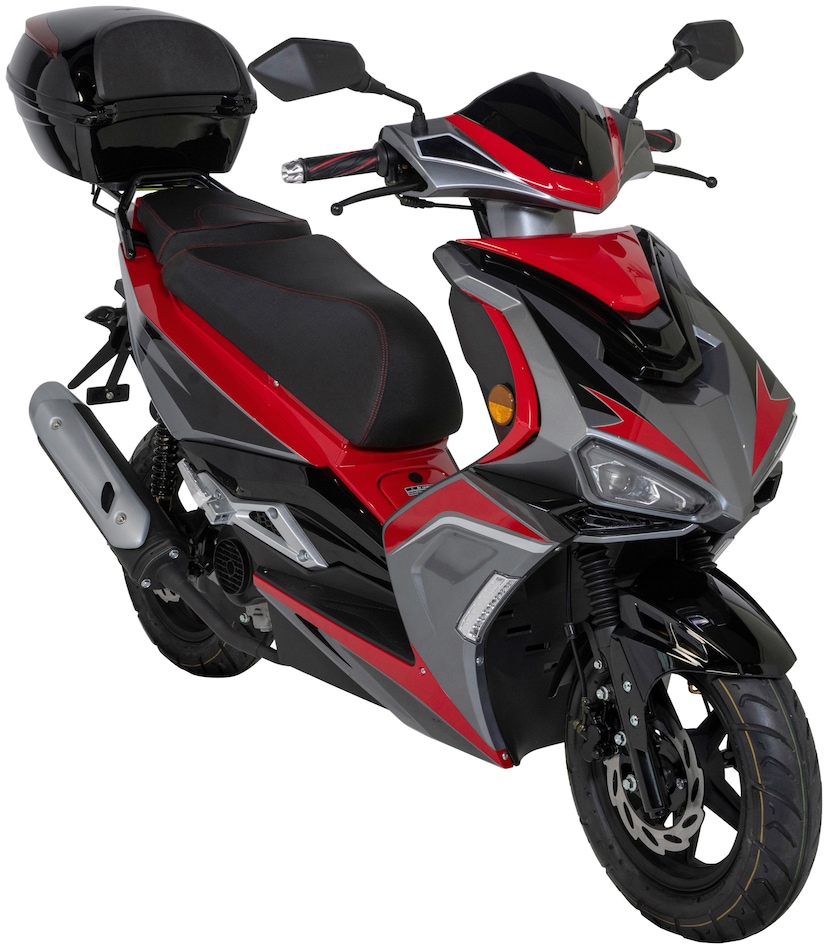 GT UNION Motorroller km/h, 50 cm³, Euro (Set), 3 Topcase 45 »Striker«, kaufen mit 5, online PS