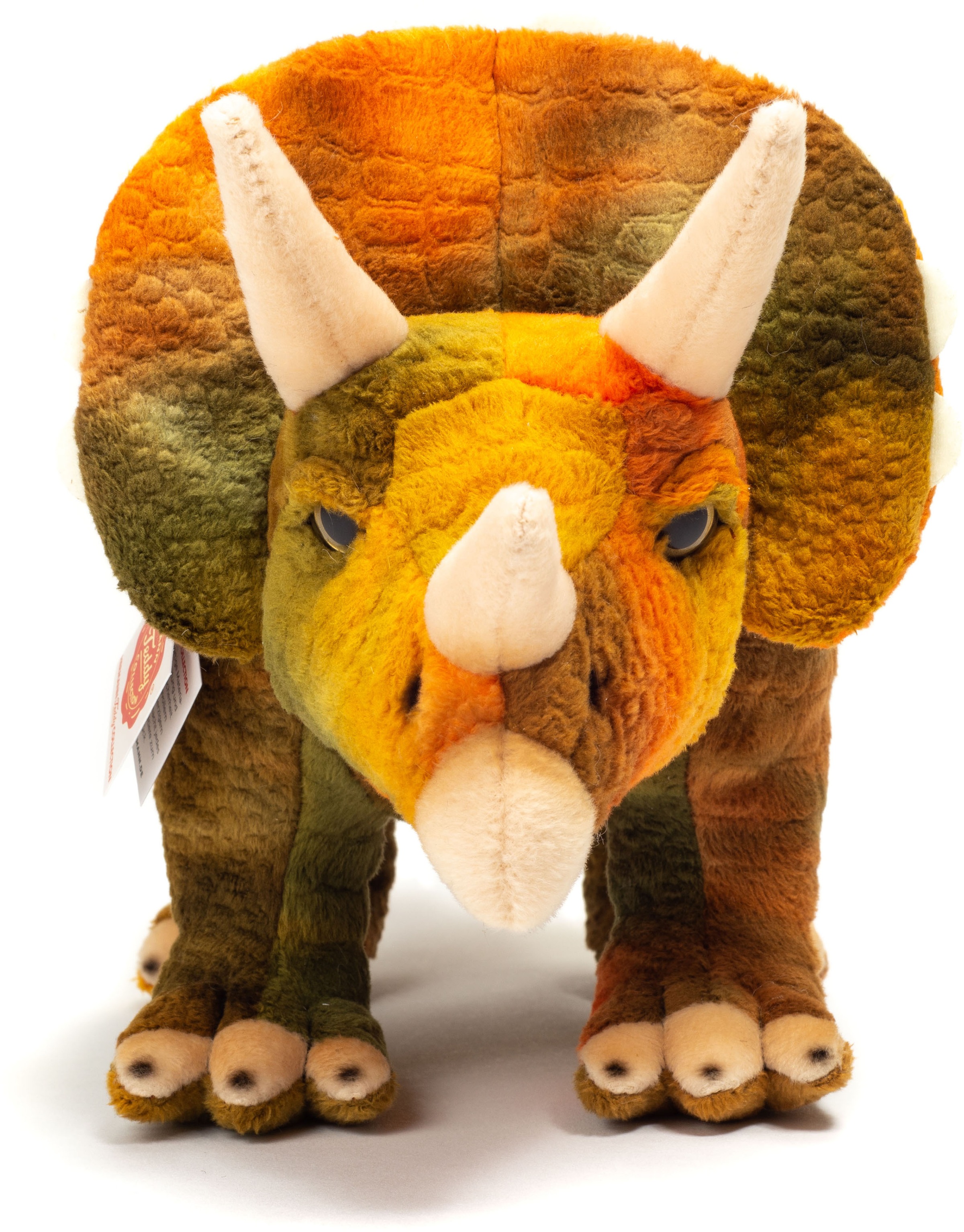 Teddy Hermann® Kuscheltier »Dinosaurier Triceratops, 42 cm«, zum Teil aus recyceltem Material