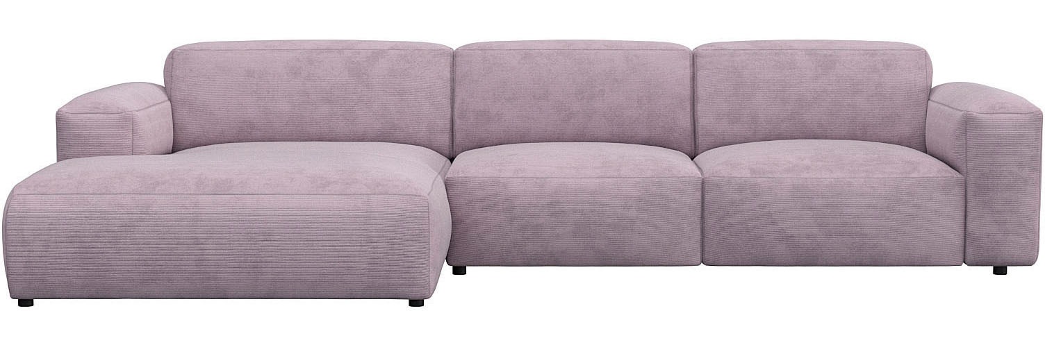 FLEXLUX Ecksofa »Lucera bequem und komfortabel durch hochwertigen Sitzaufba günstig online kaufen
