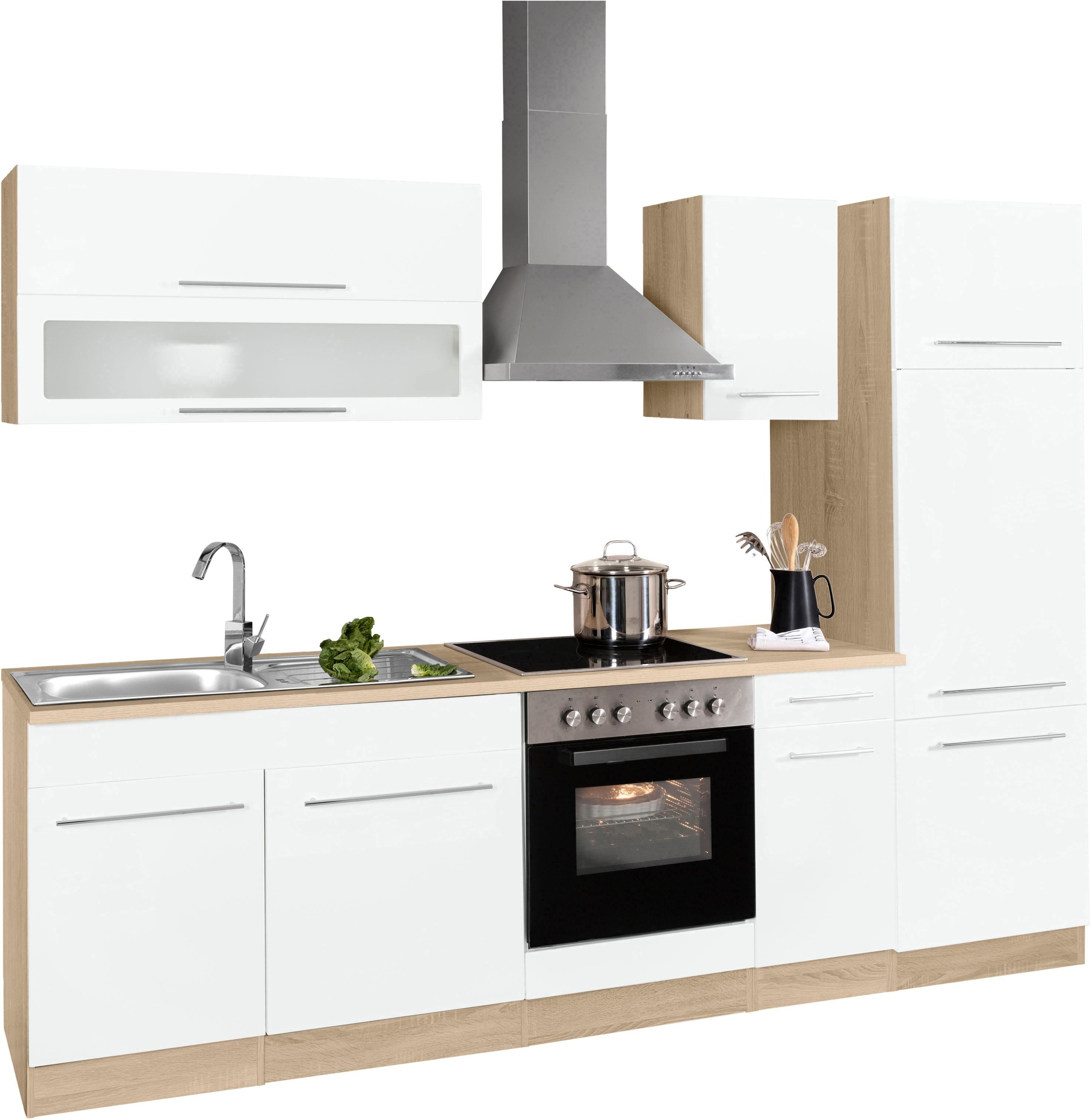 KOCHSTATION Küchenzeile »KS-Eton«, mit E-Geräten, Breite 270 cm günstig online kaufen