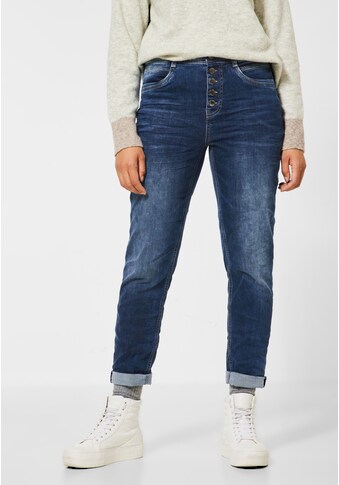 STREET ONE Slim-fit-Jeans »Style Mom«, mit Passe hinten kaufen
