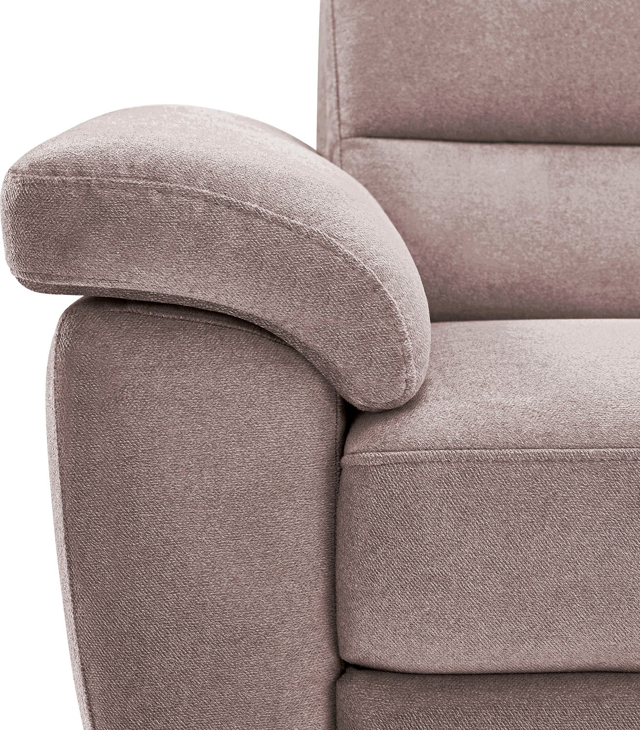 CALIZZA INTERIORS Ecksofa »Onyx L-Form«, Recamiere links oder rechts, wahlweise mit Bettfunktion, Breite 270 cm
