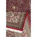 Home affaire Orientteppich »Chandra«, rechteckig, 12 mm Höhe, handgeknüpft, Material: 80% Wolle, 20% Seide, mit Fransen, ideal im Wohnzimmer & Schlafzimmer