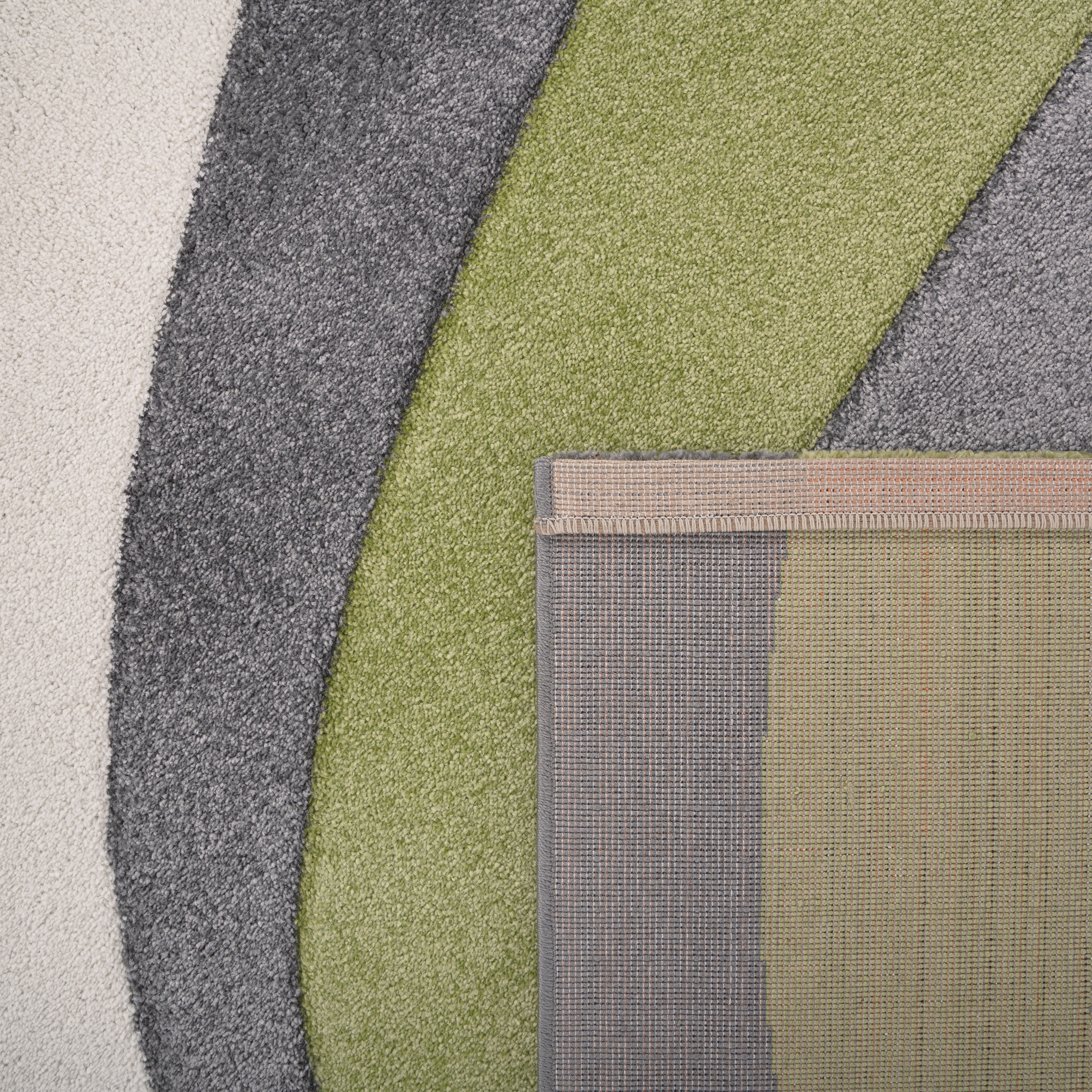 Paco Home Teppich »Diamond 760«, rechteckig, 18 mm Höhe, Kurzflor, 3D-Design, modernes Wellen Muster