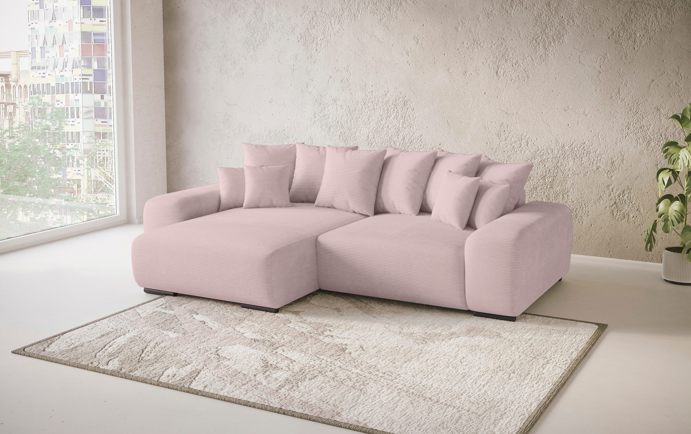 Mr. Couch Polsterecke »Sundance, L-Form«, Dauerschläfer mit Bett, Bettkaste günstig online kaufen