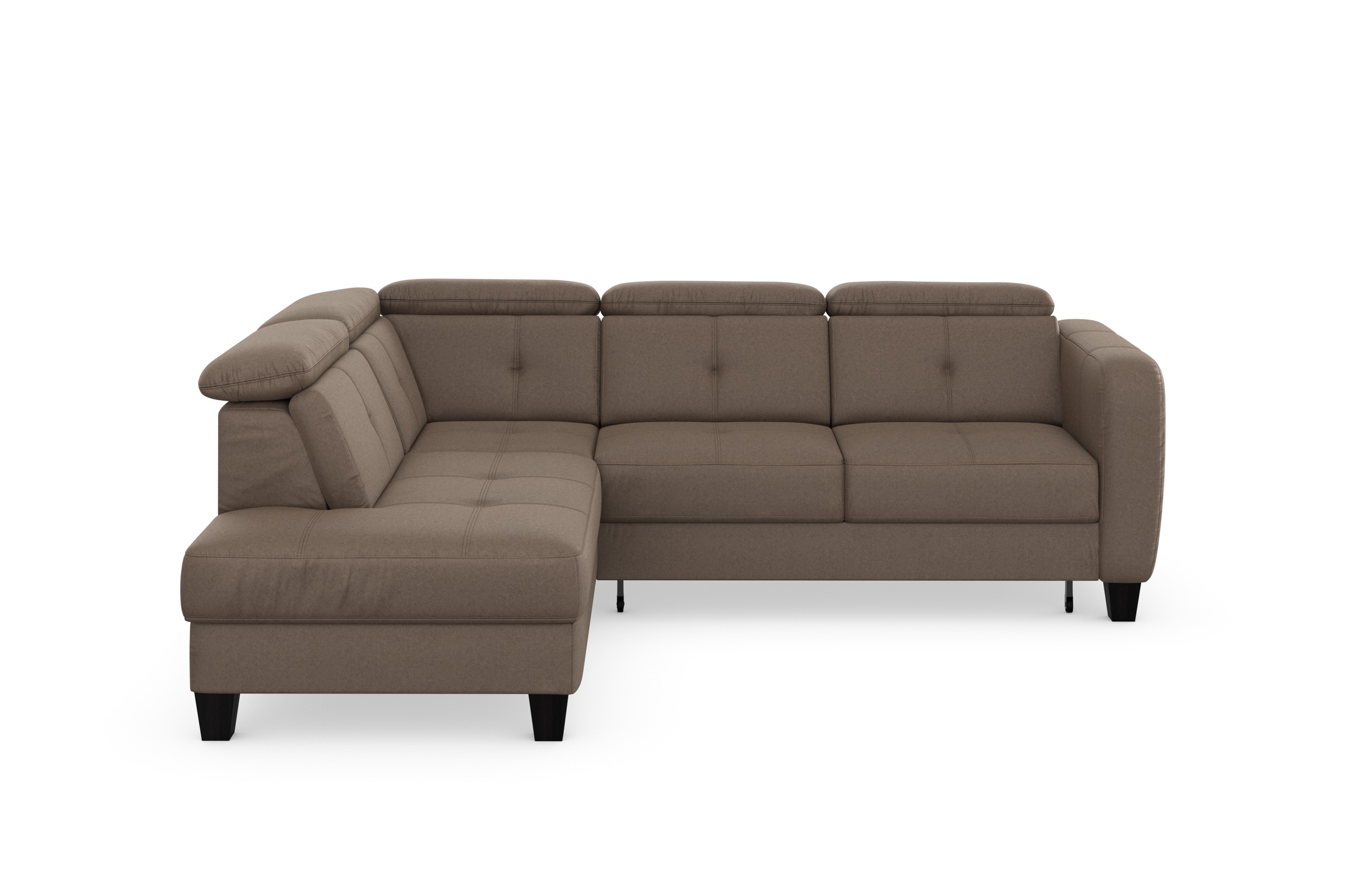 sit&more Ecksofa »Belluci L-Form«, inklusive Federkern, wahlweise mit Bettf günstig online kaufen