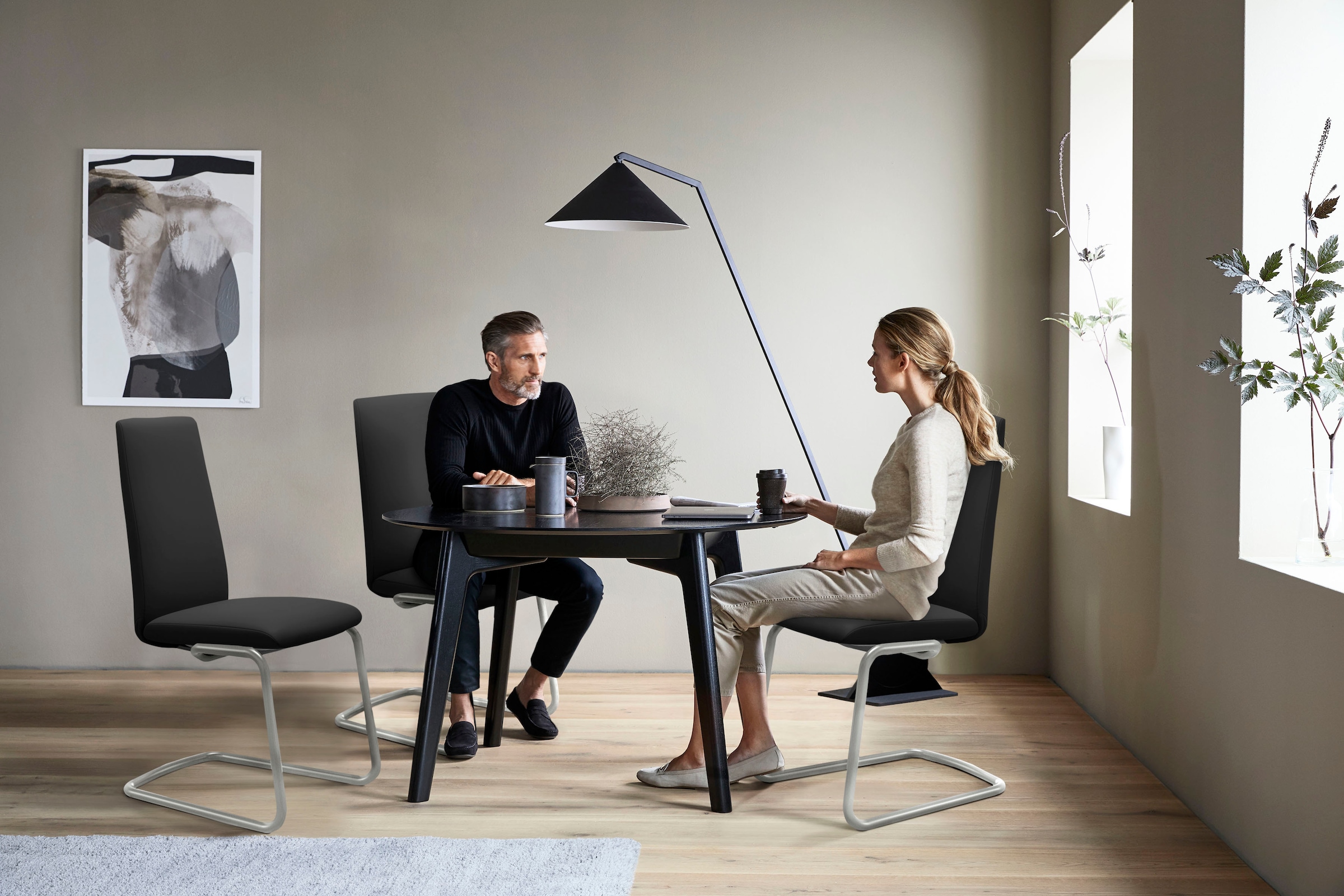 Stressless® Polsterstuhl »Laurel«, Leder BATICK, High Back, Größe M, mit Be günstig online kaufen