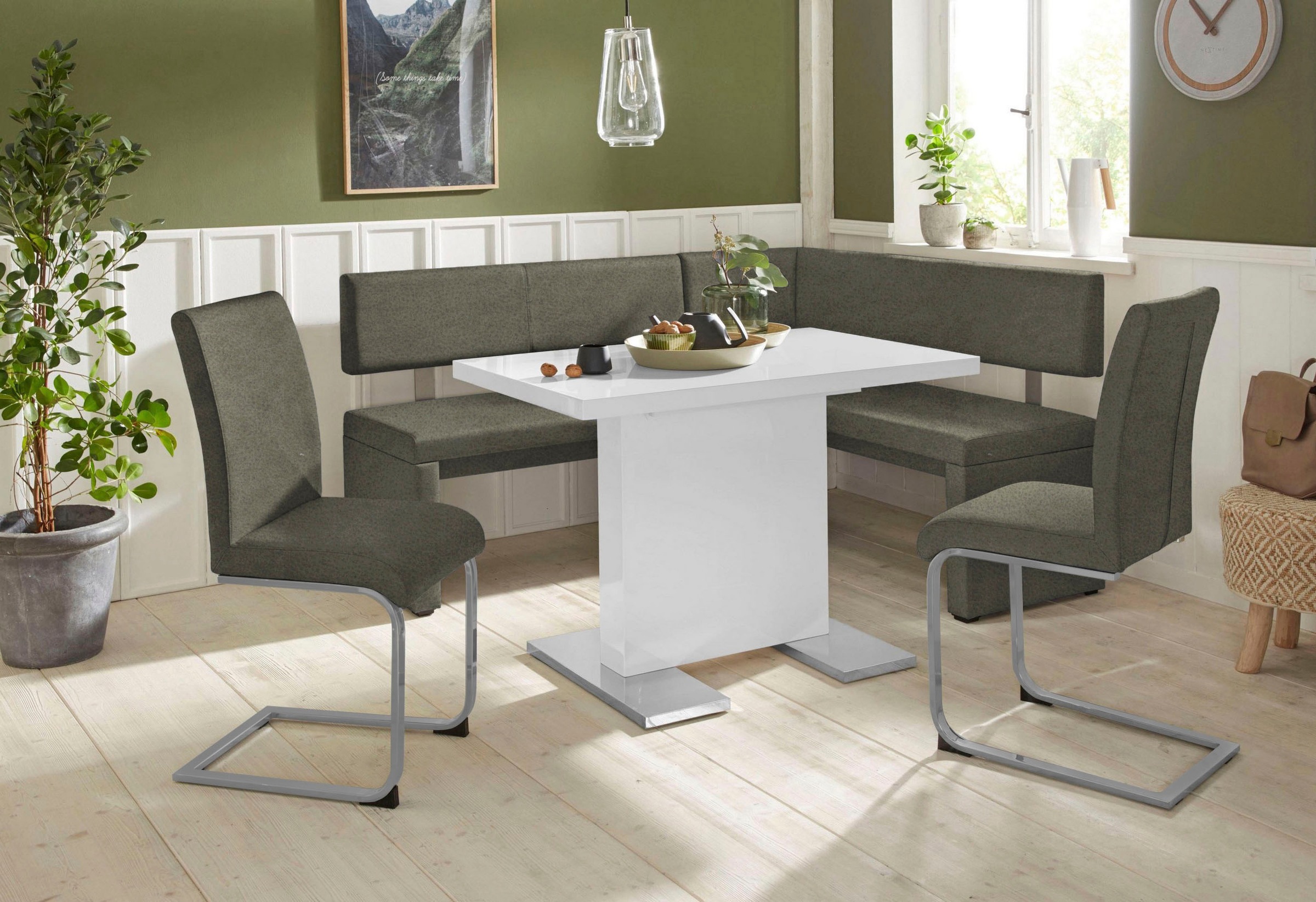 Home affaire Eckbank "Charissa" in 3 Größen, verschiedene Qualitäten günstig online kaufen