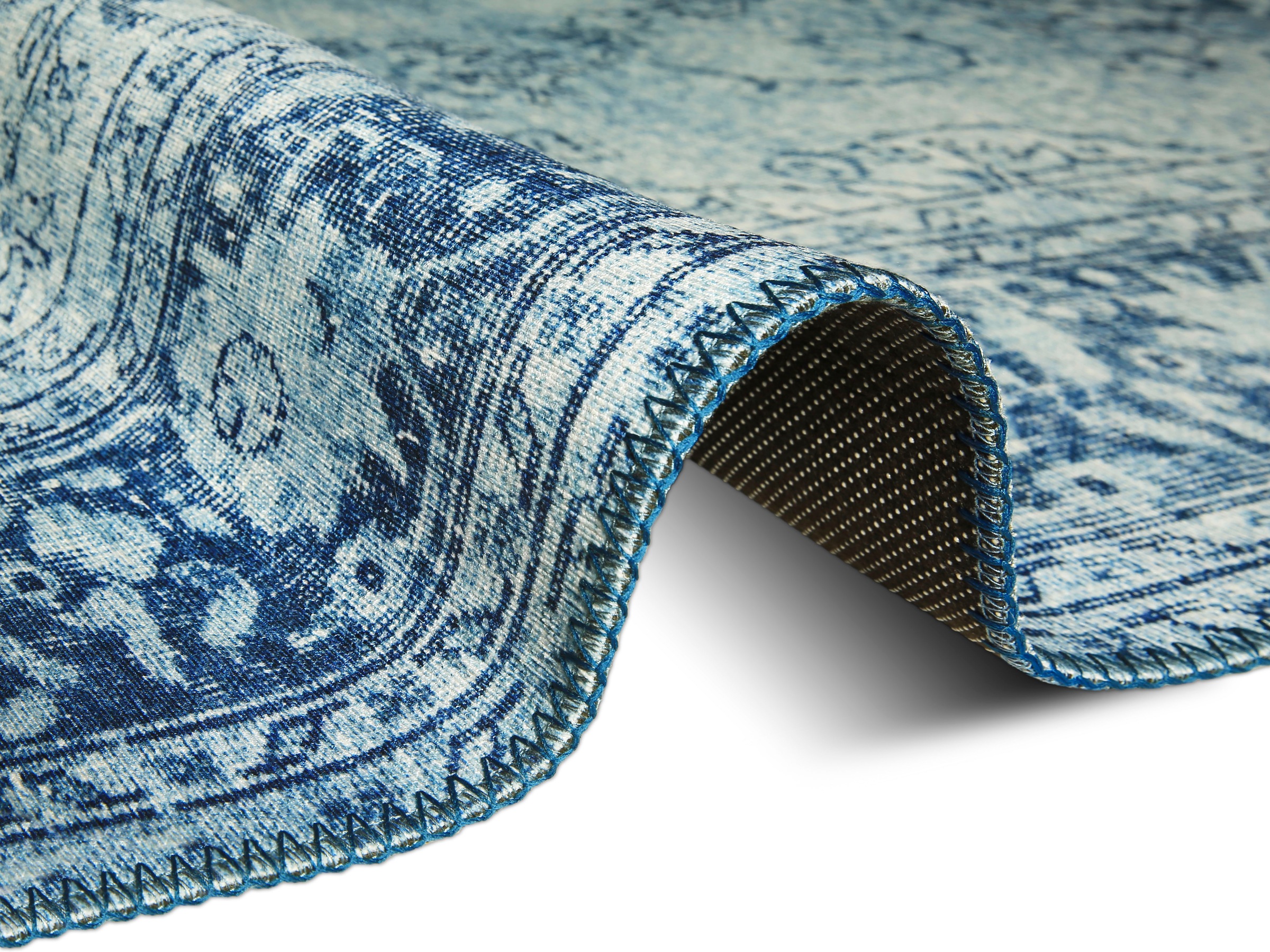Home affaire Teppich »Divan«, rechteckig, 6 mm Höhe, Orient Optik, Vintage Design, rutschhemmende Rückenbeschichtung