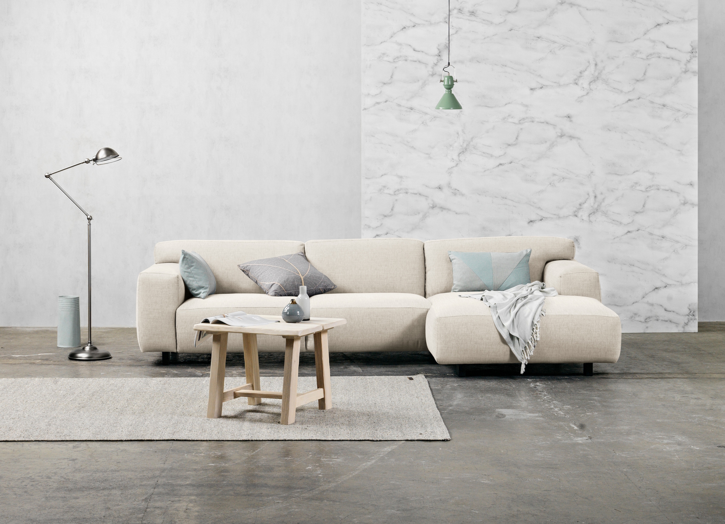 furninova Ecksofa "Vesta, modern und sehr bequem, tolle Detailverarbeitung, günstig online kaufen