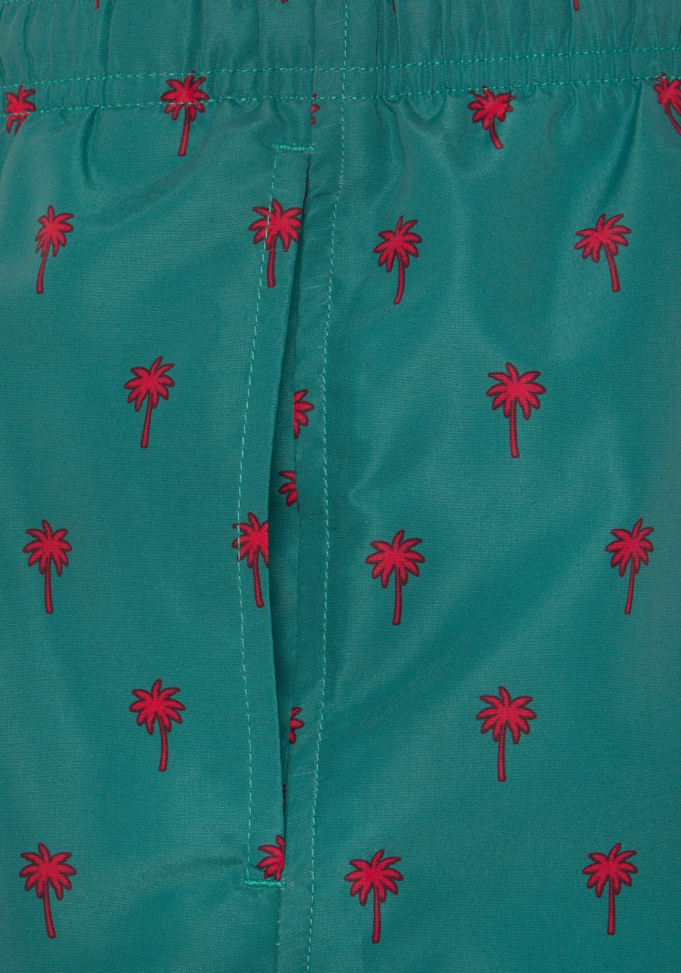 s.Oliver Badeshorts, mit Palmen-Design