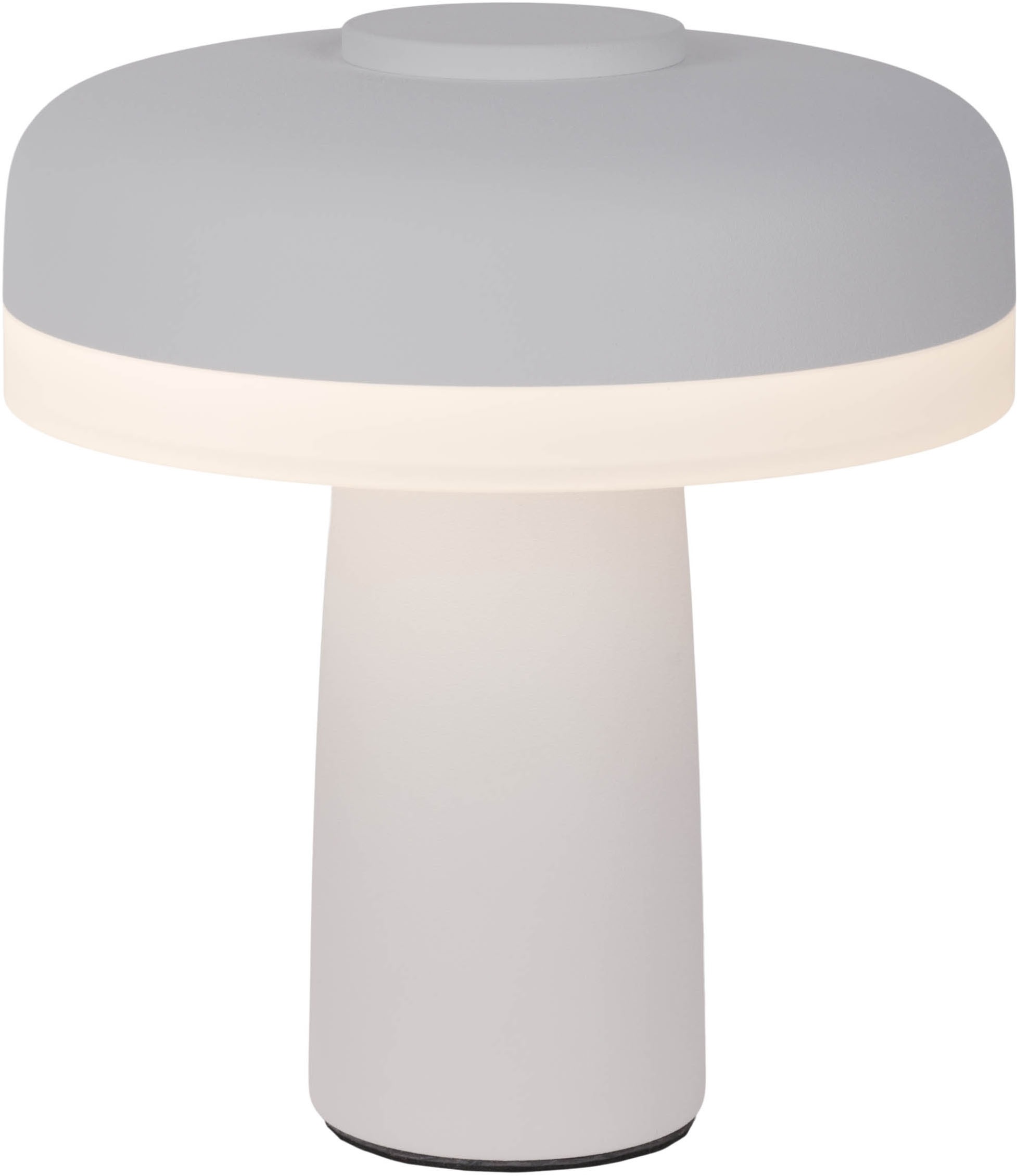 näve LED Tischleuchte »Pilu«, 1 flammig, Leuchtmittel LED-Modul | LED wechselbar, Akku, inkl. USB-Kabel 80cm, stufenweise dimmbar per Berührungssensor
