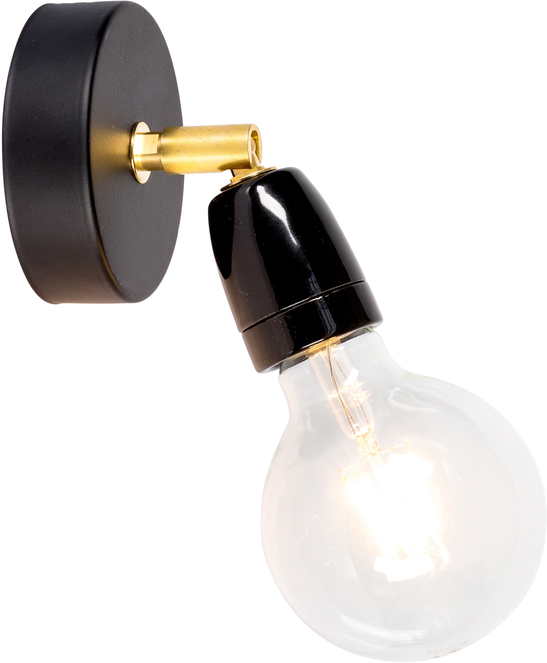BRITOP LIGHTING Wandleuchte »Porcia«, 1 flammig, Leuchtmittel E27   ohne Le günstig online kaufen