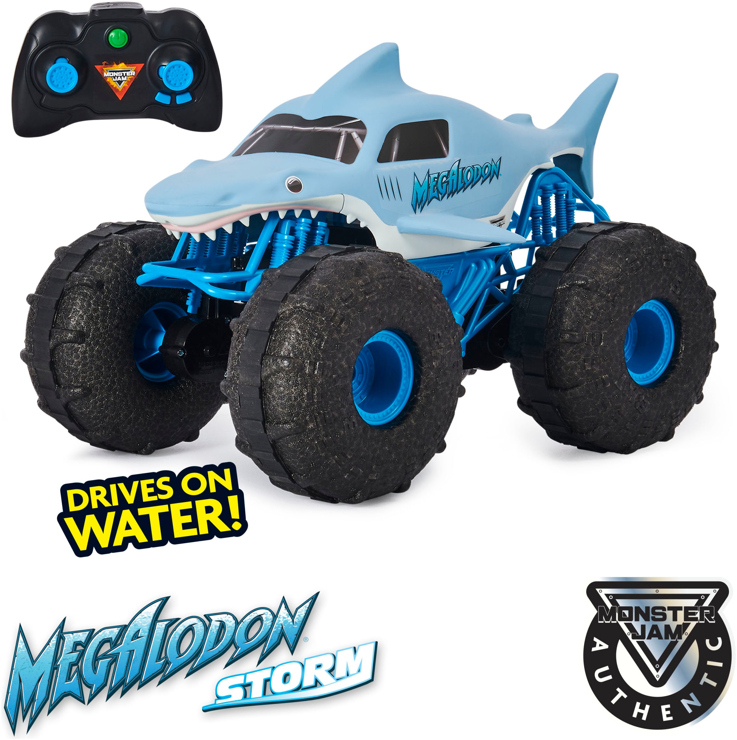 Spin Master RC-Auto »Monster Jam - Megalodon Storm«, für Land und Wasser