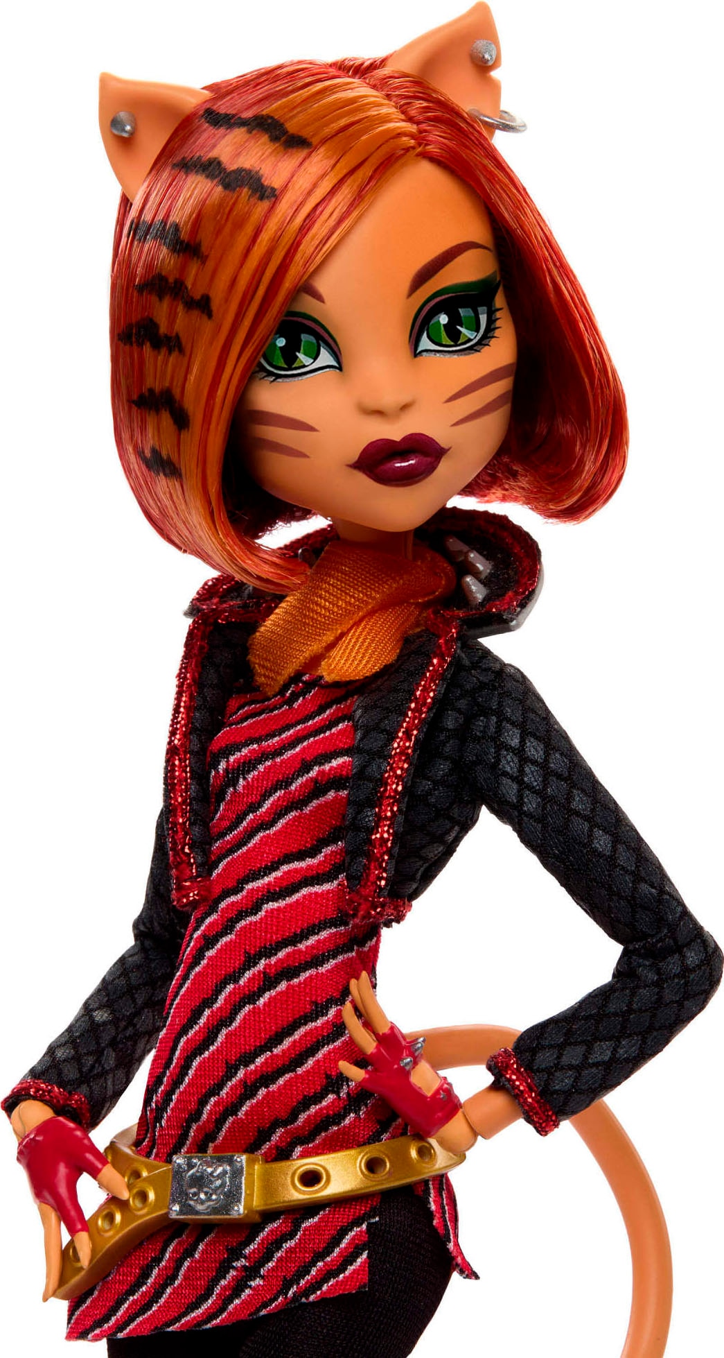 MonsterHigh™ Anziehpuppe »Reproduktion der ursprünglichen Toralei-Puppe«, mit Tagebuch, Puppenständer und Haustier