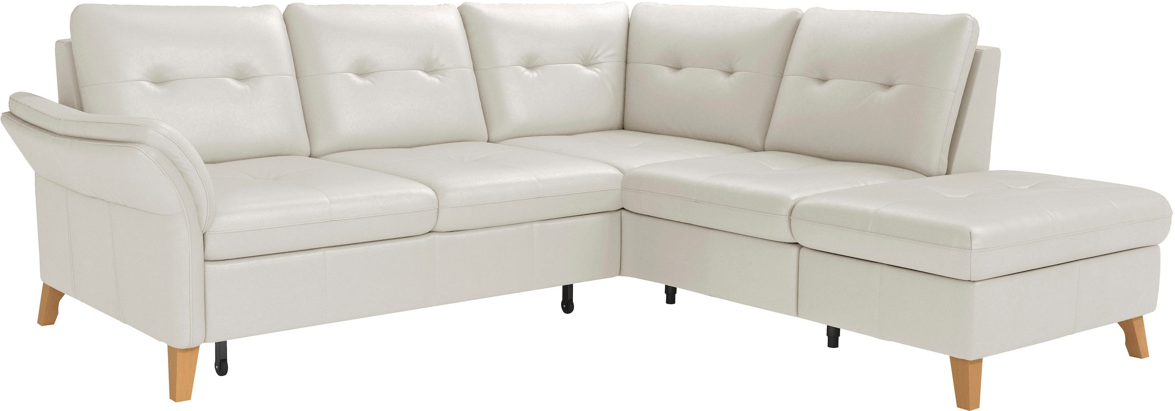 sit&more Ecksofa »Göteborg«, inkl. Sitztiefenverstellung, wahlweise mit Bettfunktion & Bettkasten