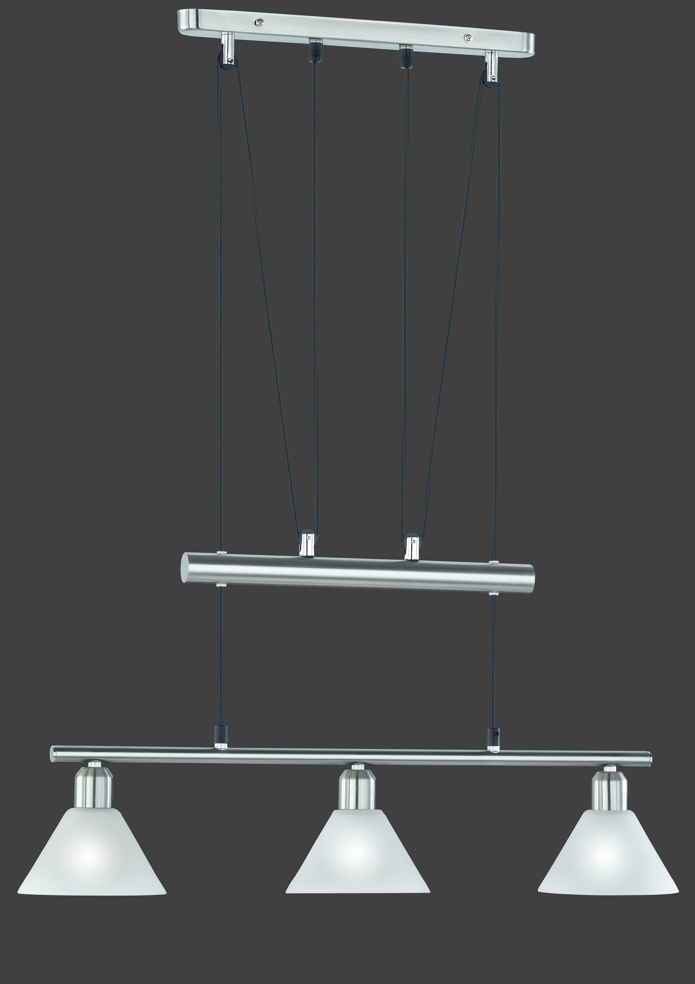 TRIO Leuchten Pendelleuchte »Stamina«, 3 flammig-flammig, Hängeleuchte,  Hängelampe, höhenverstellbar auf Raten kaufen