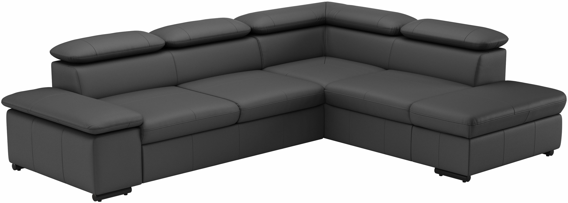 sit&more Ecksofa »Alcudia L-Form«, mit Armteilverstellung, optional Kopfteilverstellung und Bettfunktion