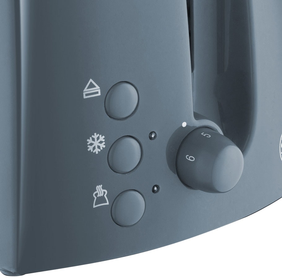 RUSSELL HOBBS Toaster »Textures Grey 21644-56«, 2 kurze Schlitze, für 2 Scheiben, 850 W