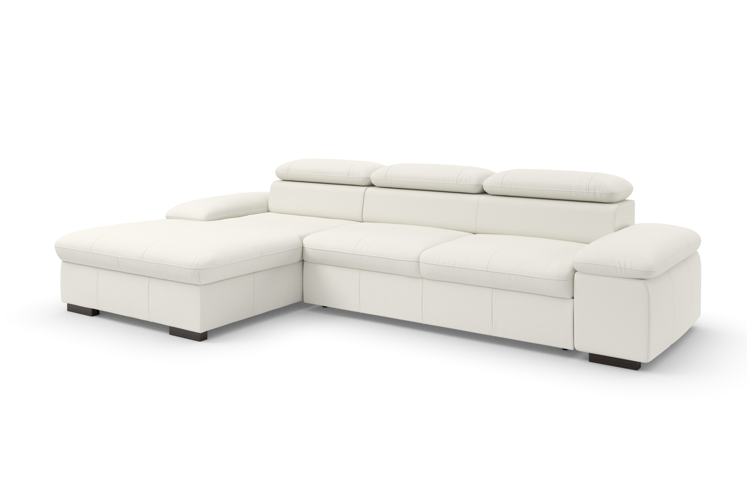 Home affaire Ecksofa »Alberto L-Form«, mit Kopfteilverstellung, wahlweise mit Bettfunktion