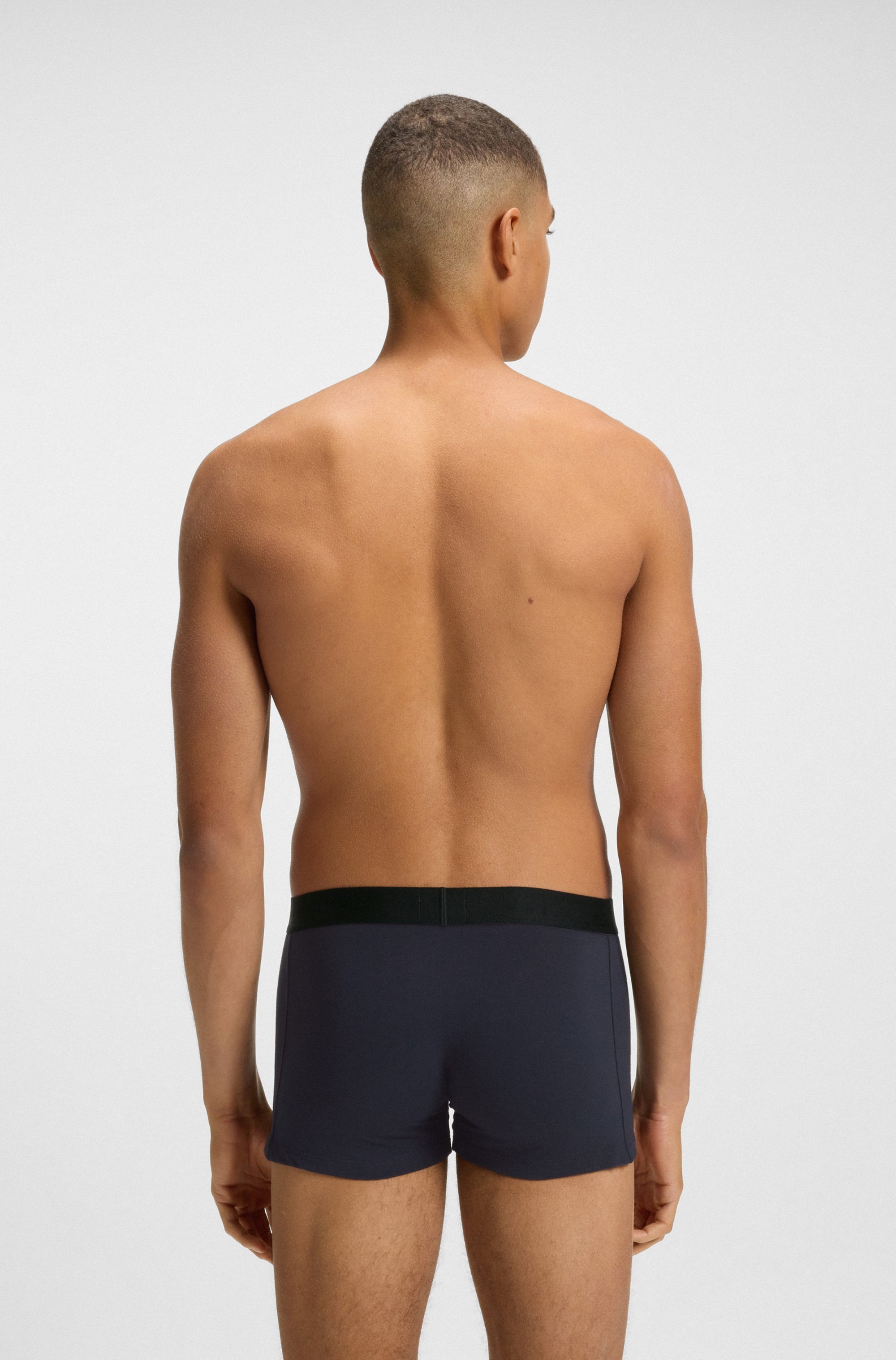 BOSS Trunk »3P Trunk BOSS ONE« mit unifarbenen Bund