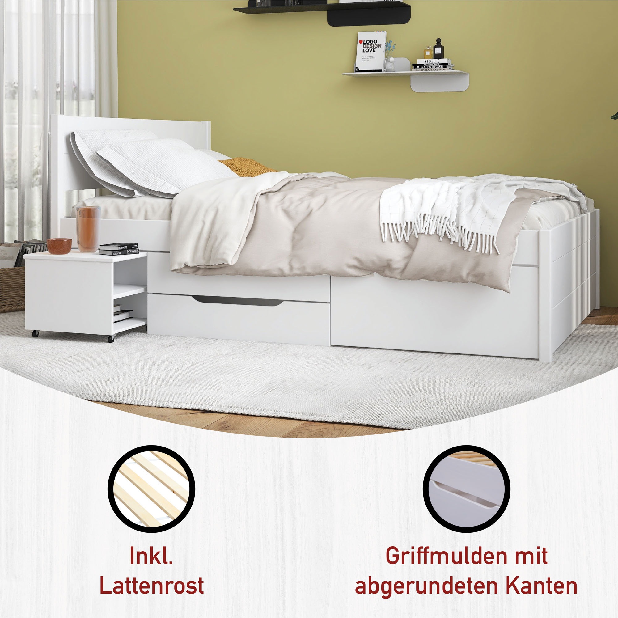 Inter Link Stauraumbett